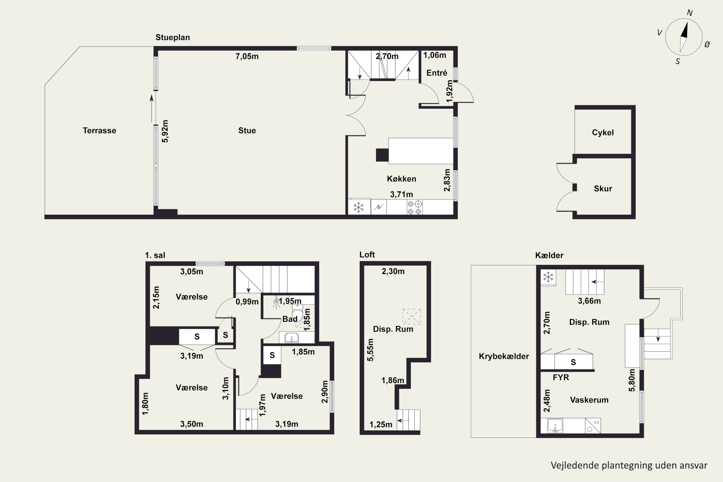 Plantegninger billede af Muldvad 57, 2800 Kongens Lyngby