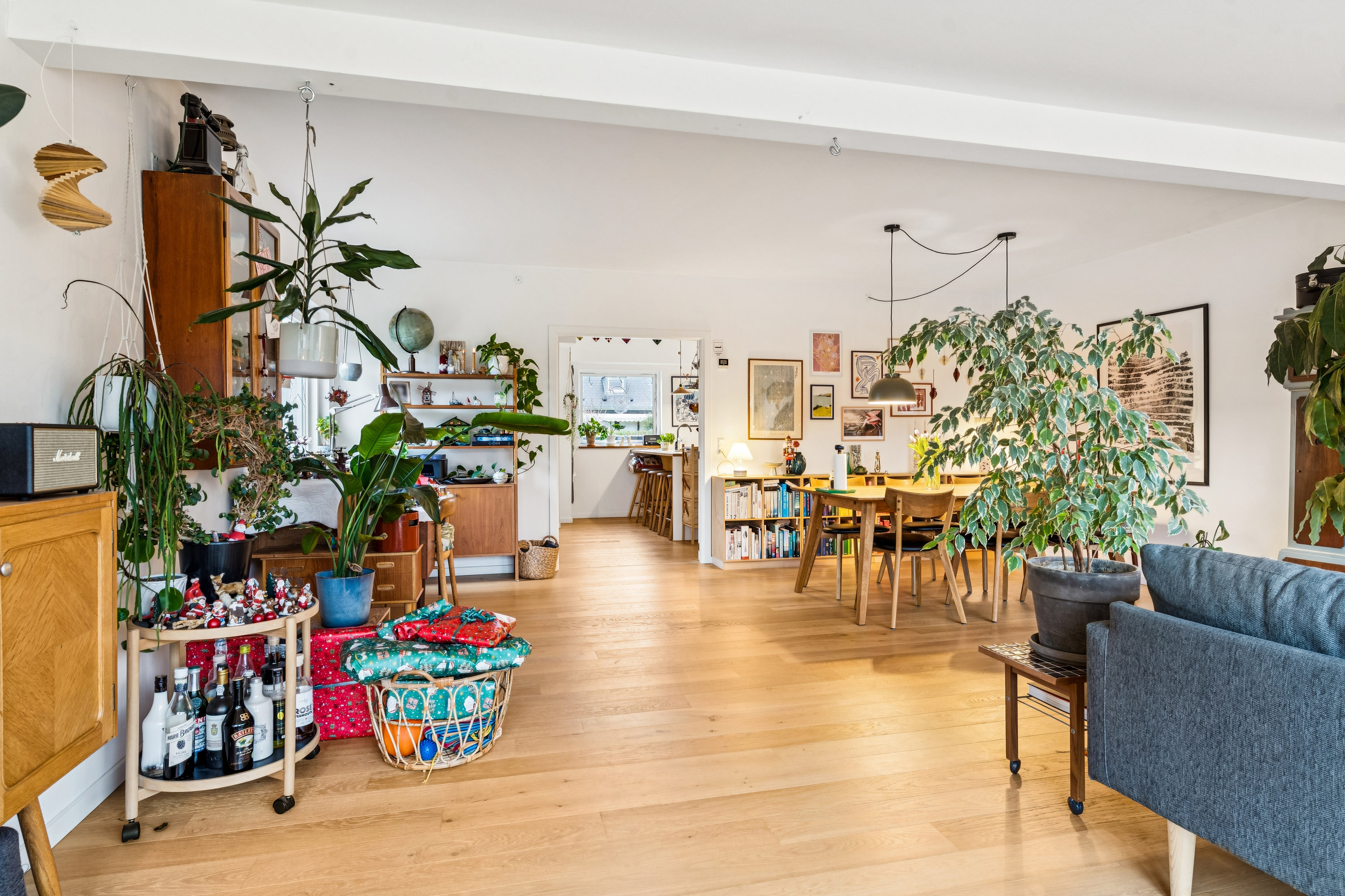 Fremhævet stue billede i fuldskærmstilstand. Billede af Muldvad 57, 2800 Kongens Lyngby