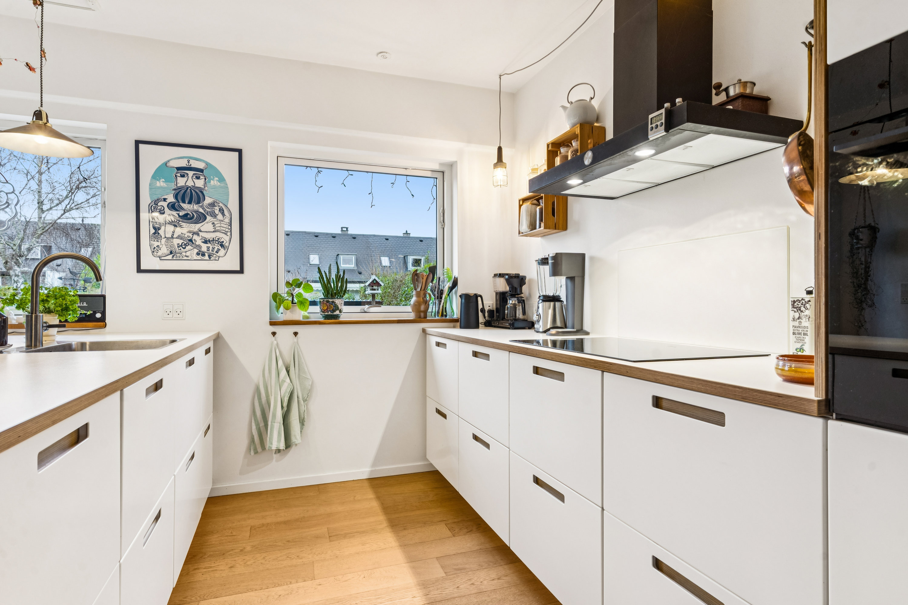 Fremhævet køkken billede i fuldskærmstilstand. Billede af Muldvad 57, 2800 Kongens Lyngby