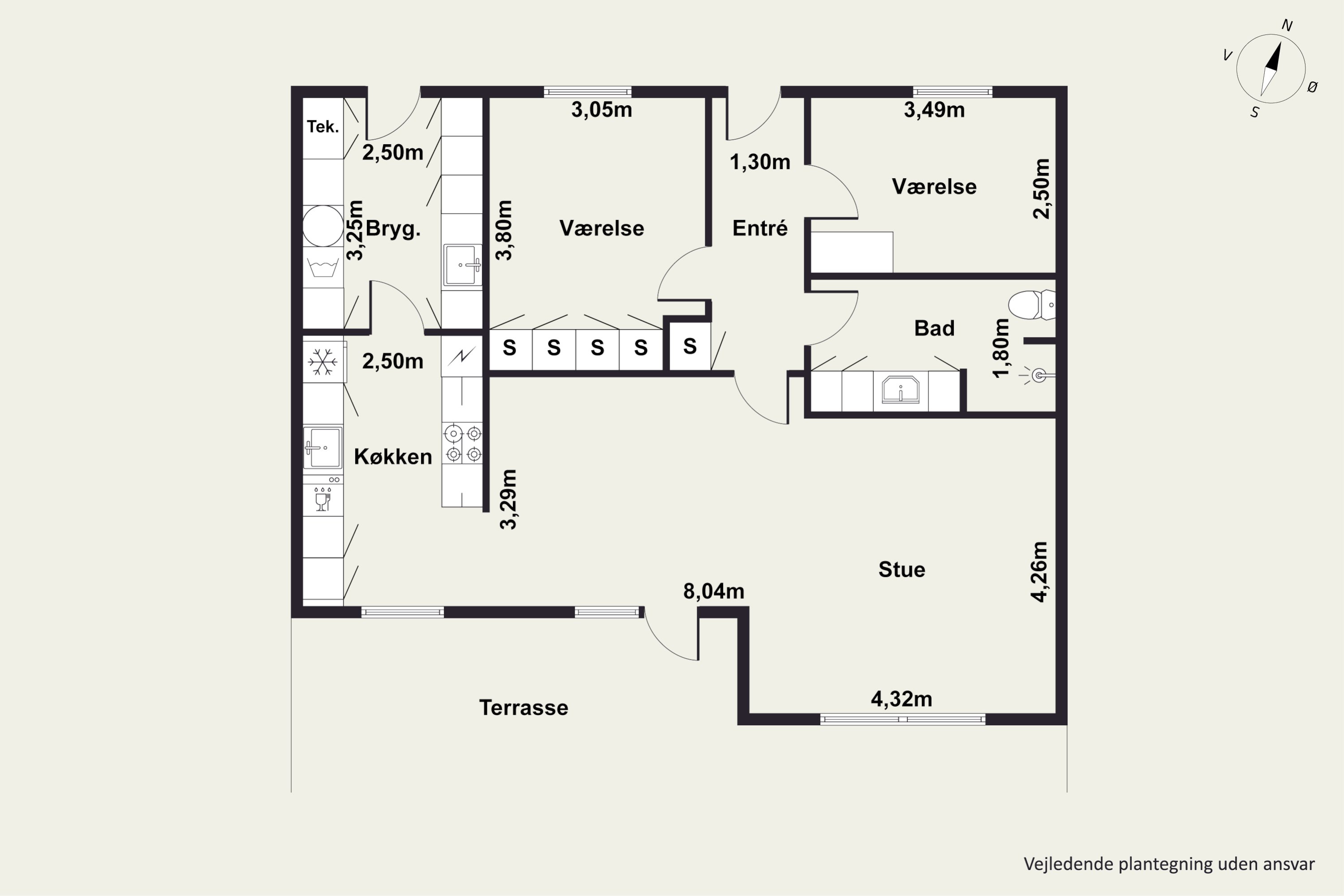 Plantegninger billede af Rørløkken 111A, 2730 Herlev