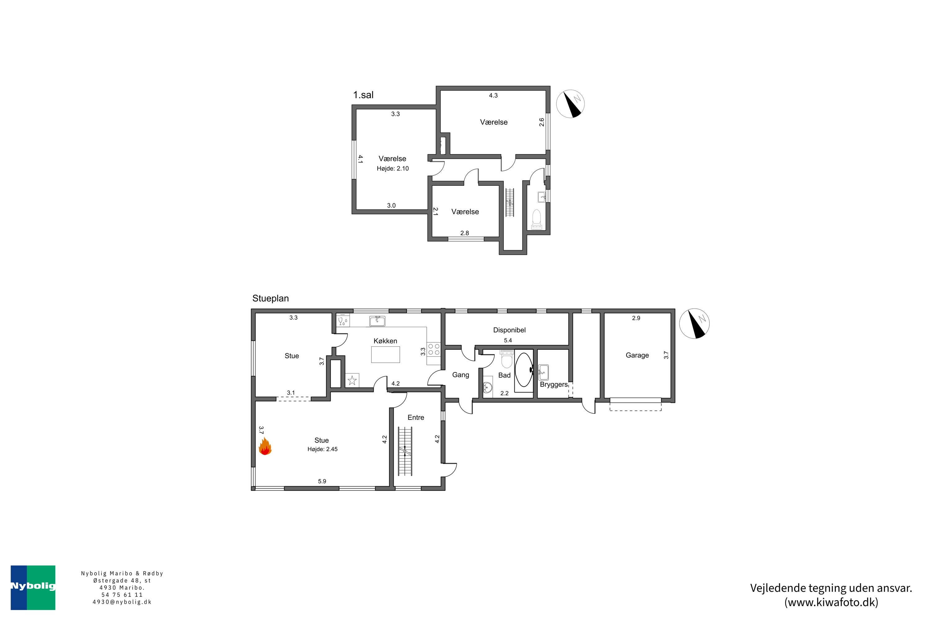 Plantegninger billede af Keldernæsvej 24, 4952 Stokkemarke