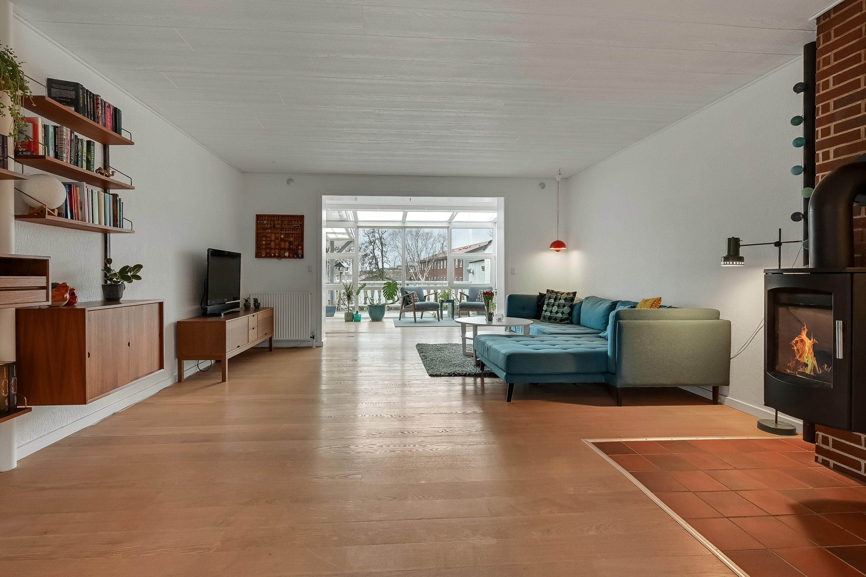 Fremhævet stue billede i fuldskærmstilstand. Billede af Baggesens Alle 37, 6700 Esbjerg