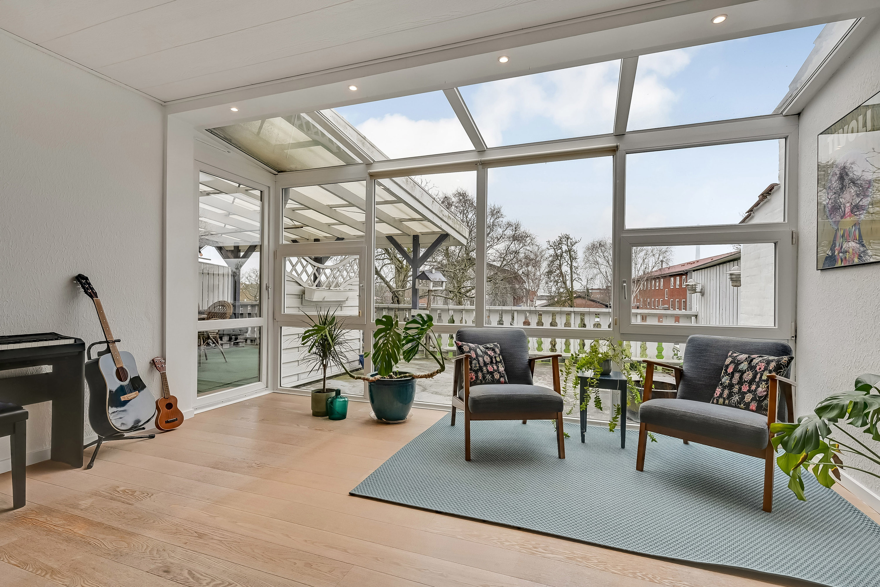 Fremhævet stue billede i fuldskærmstilstand. Billede af Baggesens Alle 37, 6700 Esbjerg