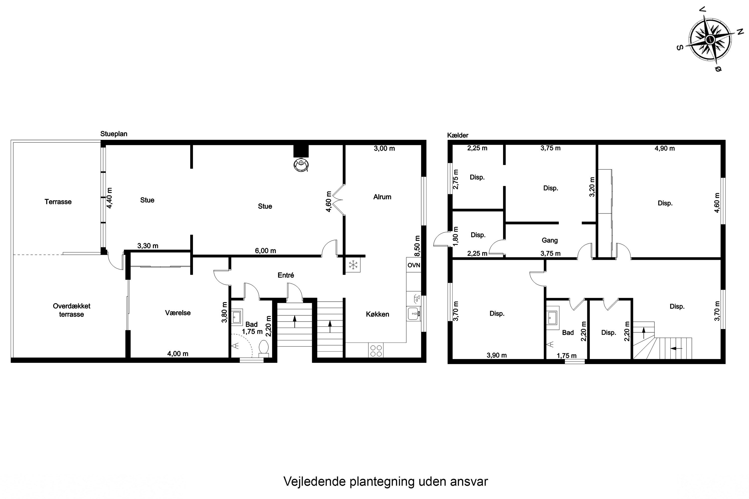 Plantegninger billede af Baggesens Alle 37, 6700 Esbjerg