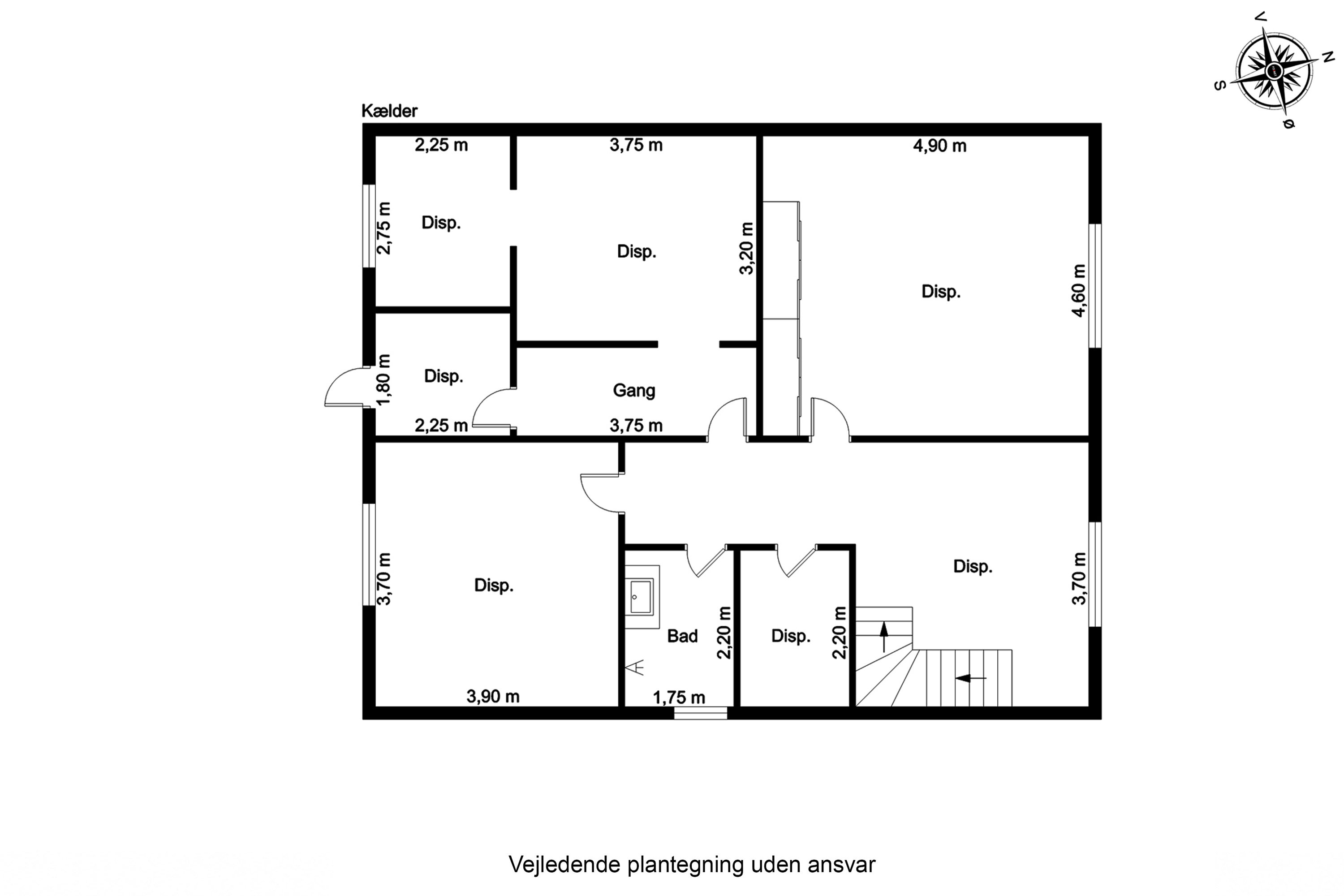 Plantegninger billede af Baggesens Alle 37, 6700 Esbjerg