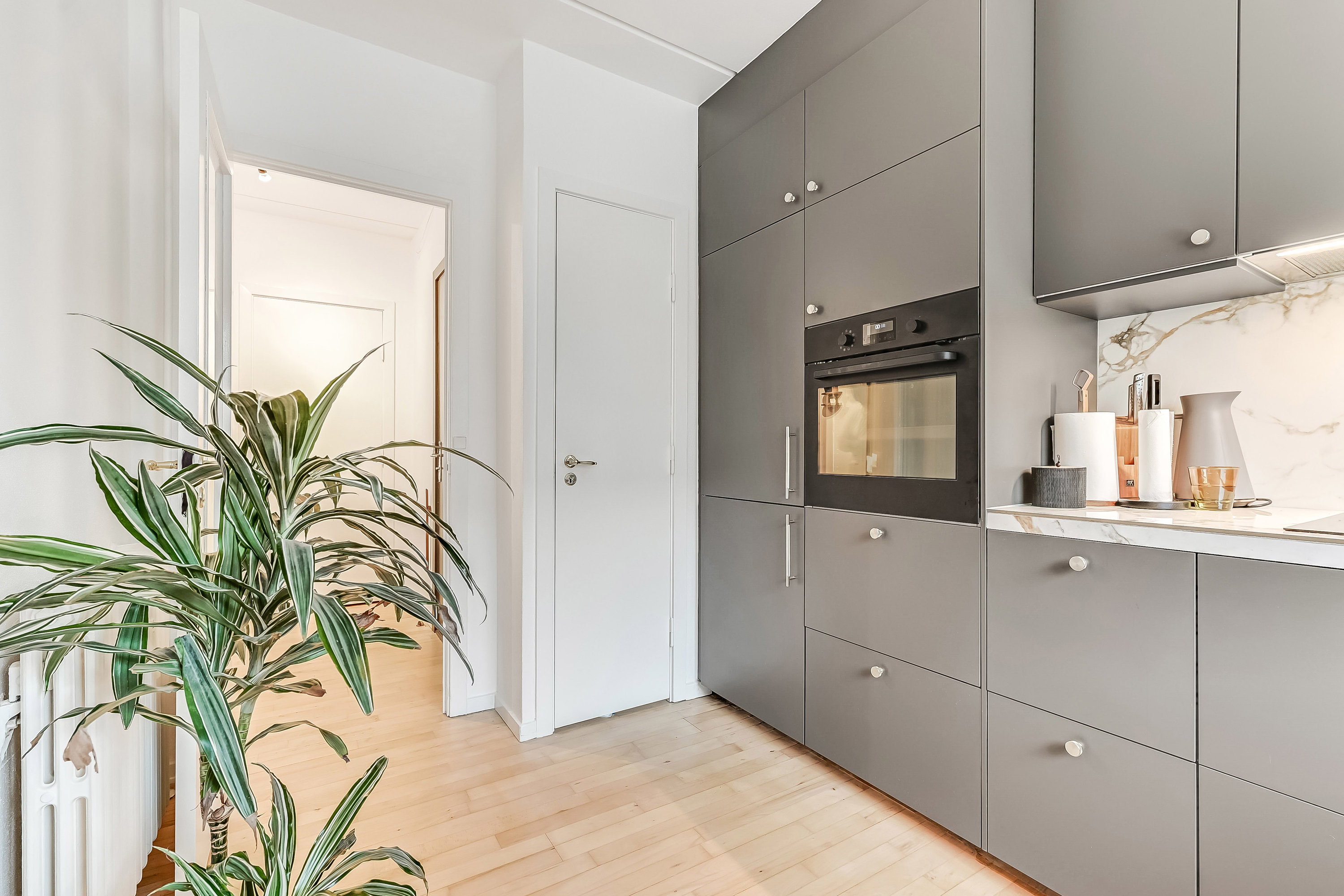 Fremhævet køkken billede i fuldskærmstilstand. Billede af Skoleparken 15, 1. th., 6705 Esbjerg Ø