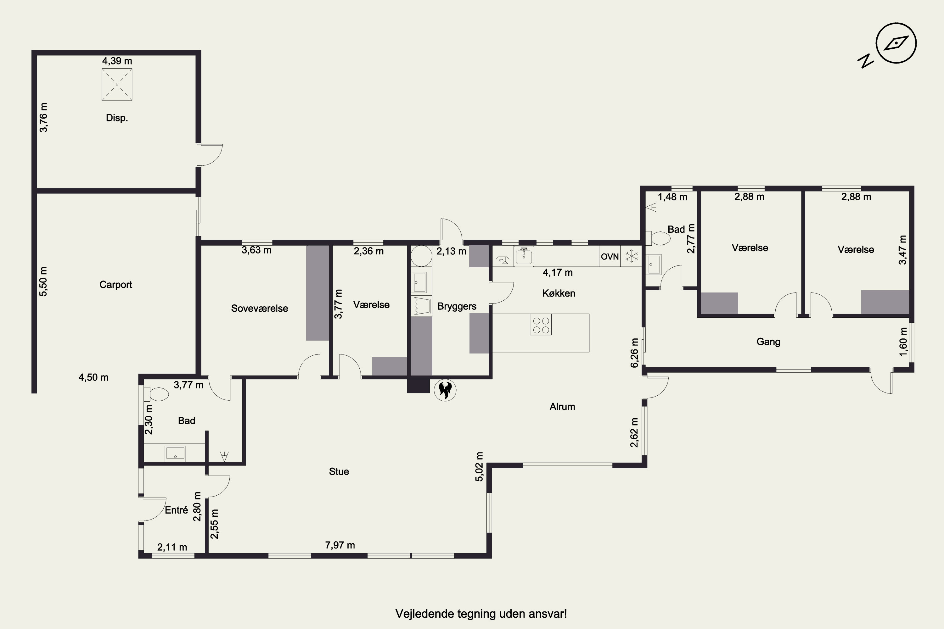 Plantegninger billede af Østertorp 16, Gjellerup, 7400 Herning
