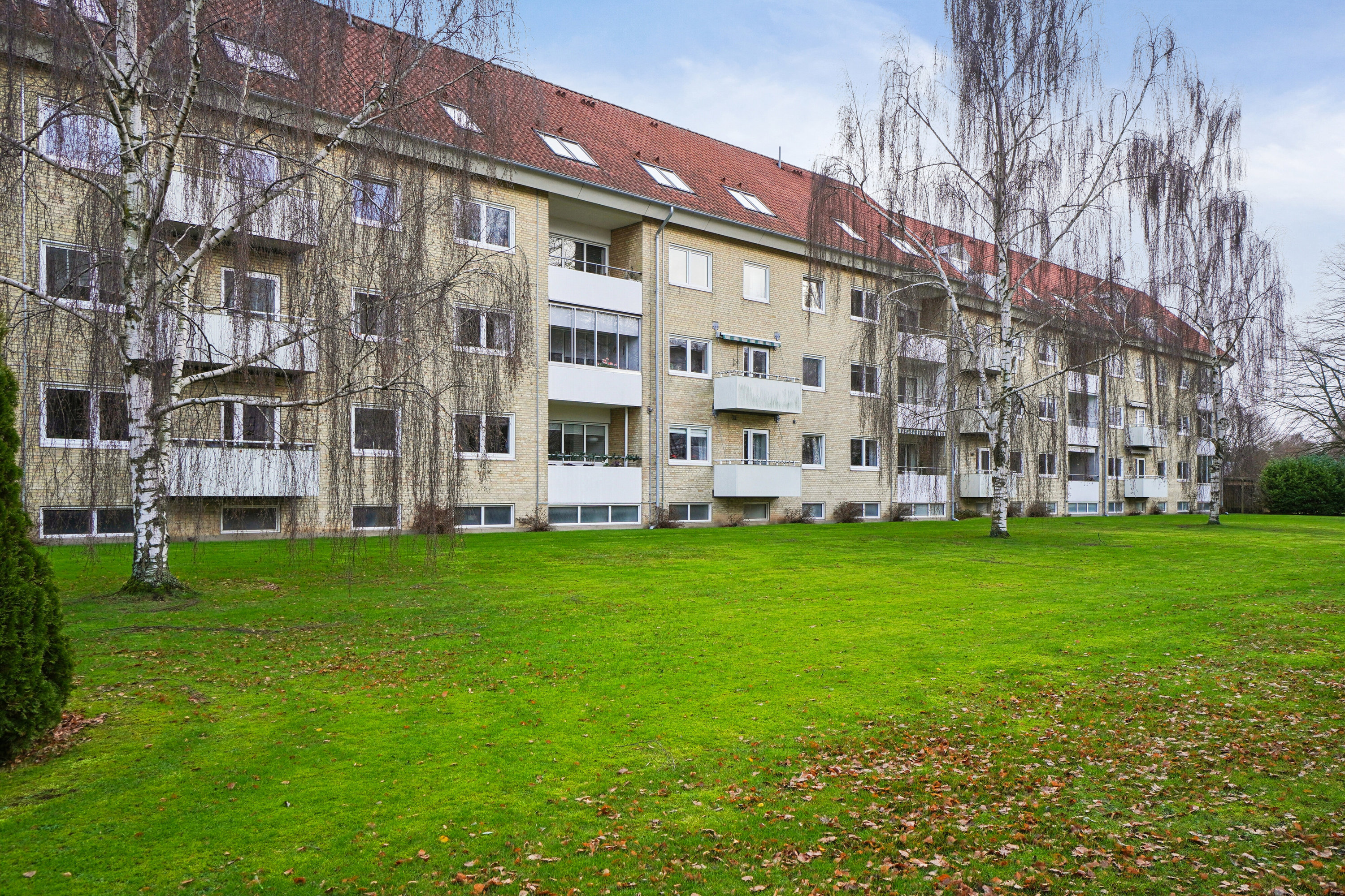 Fremhævet gårdmiljø billede i fuldskærmstilstand. Billede af Kongebakken 48, 3. tv., 4000 Roskilde