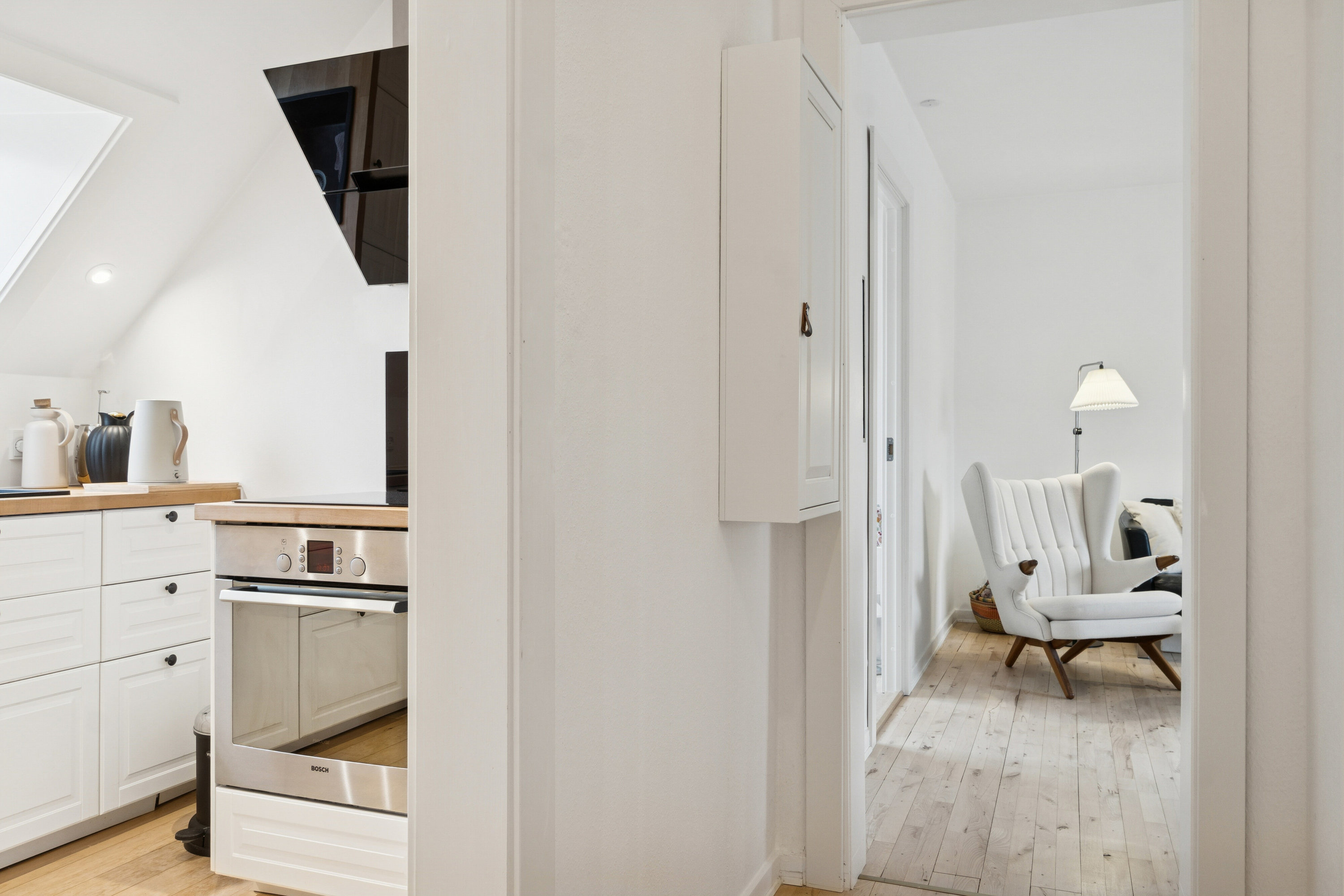 Fremhævet gang billede i fuldskærmstilstand. Billede af Kongebakken 48, 3. tv., 4000 Roskilde