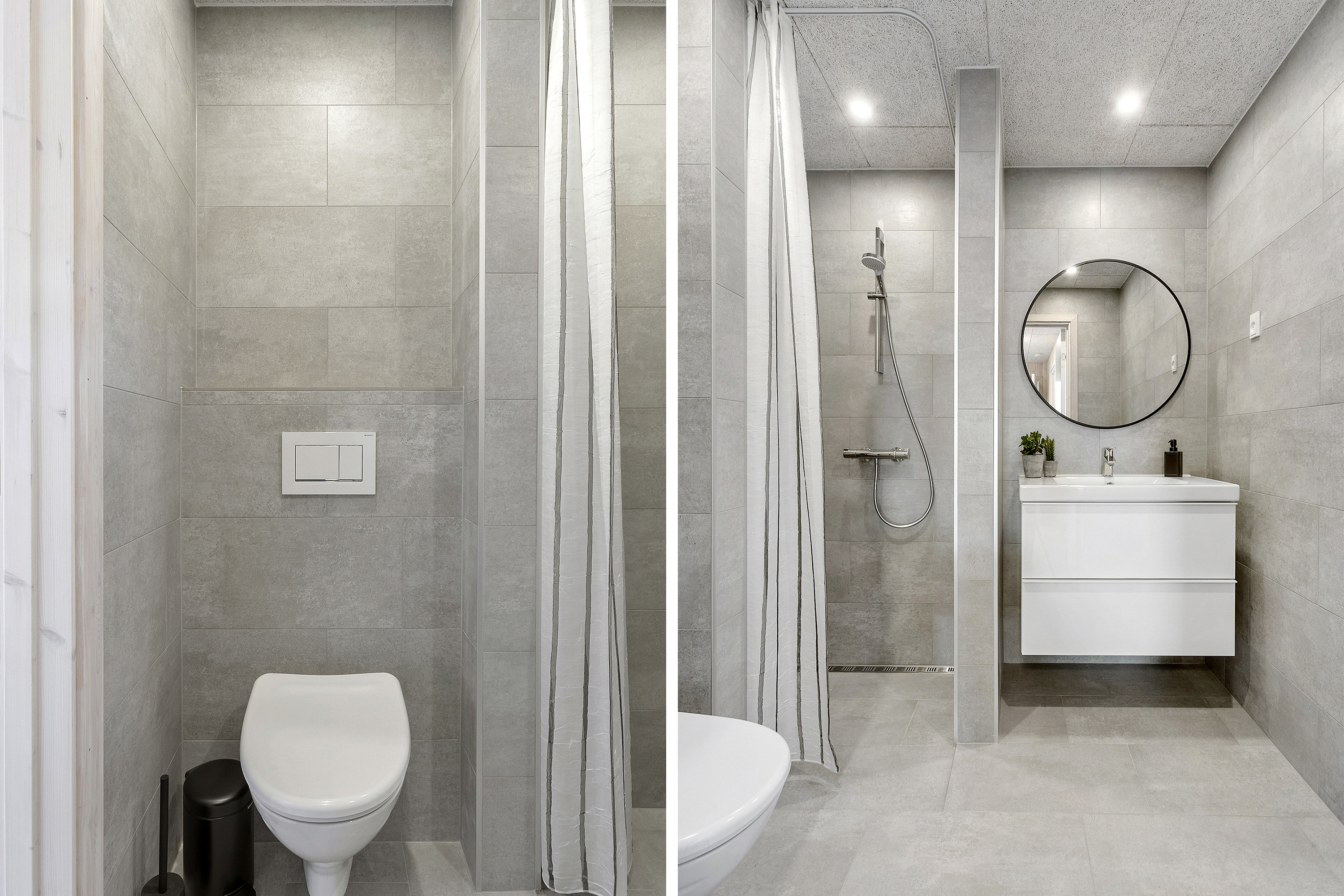 Fremhævet badeværelse billede i fuldskærmstilstand. Billede af Kallehaven 3, Åsendrup, 9480 Løkken