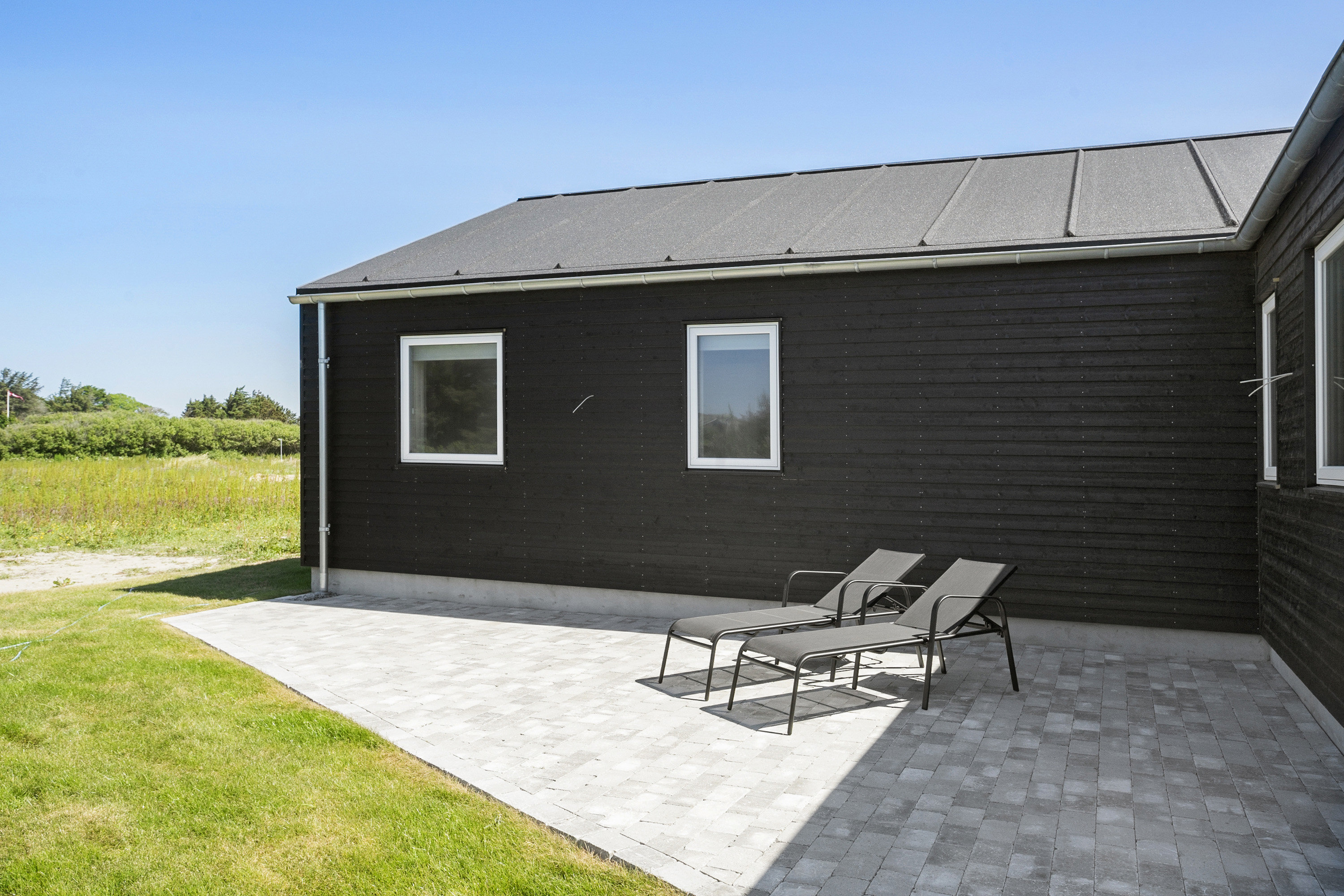 Fremhævet terrasse billede i fuldskærmstilstand. Billede af Kallehaven 3, Åsendrup, 9480 Løkken