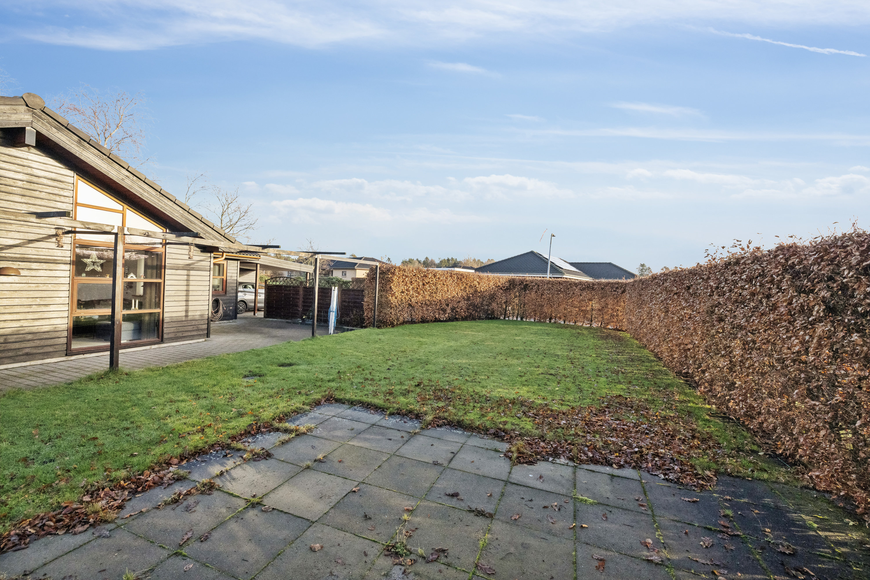 Miniaturebillede 2: terrasse. Billede af Blålyngen 11, 7470 Karup J