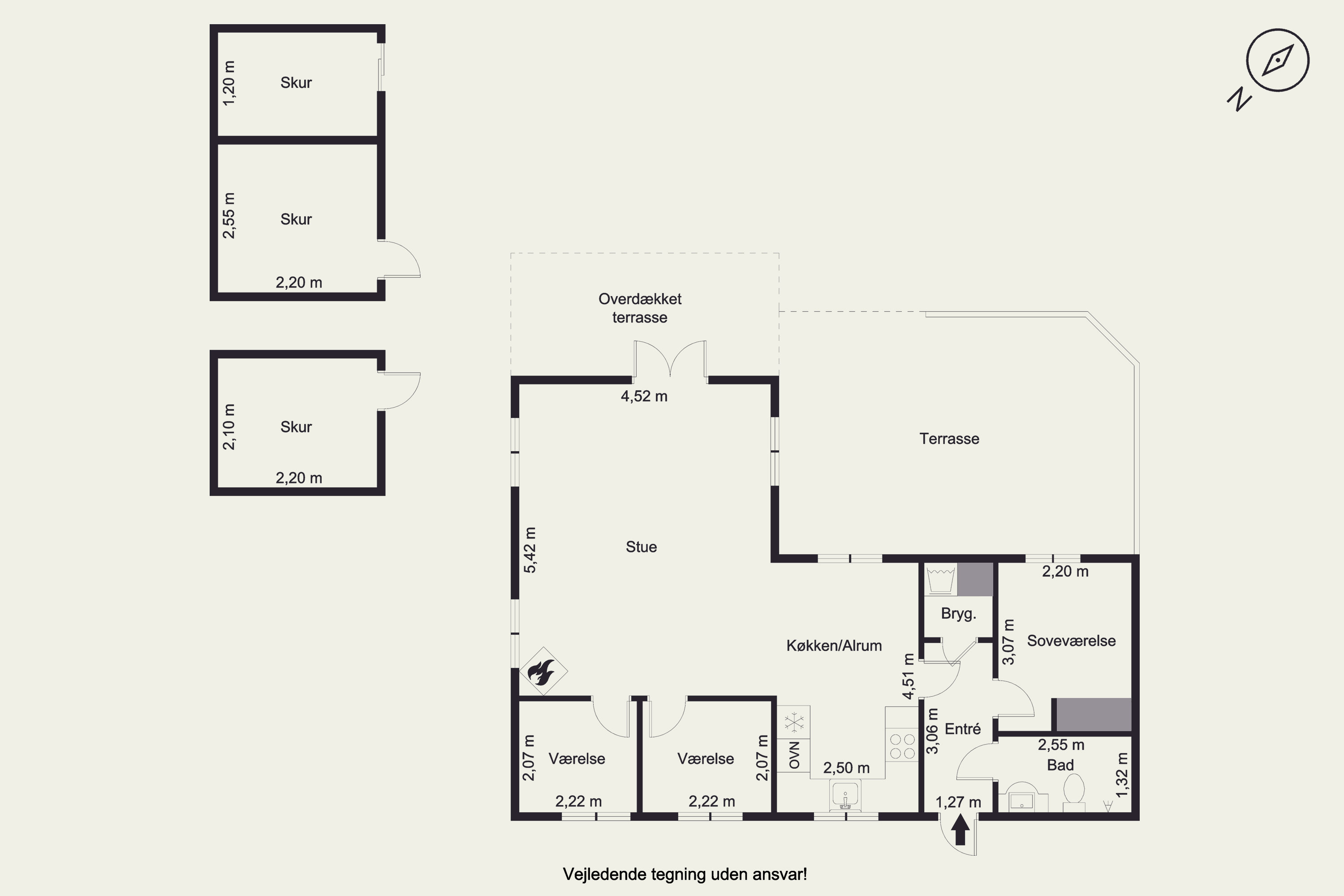 Plantegninger billede af Engdraget 16, Bratten, 9981 Jerup