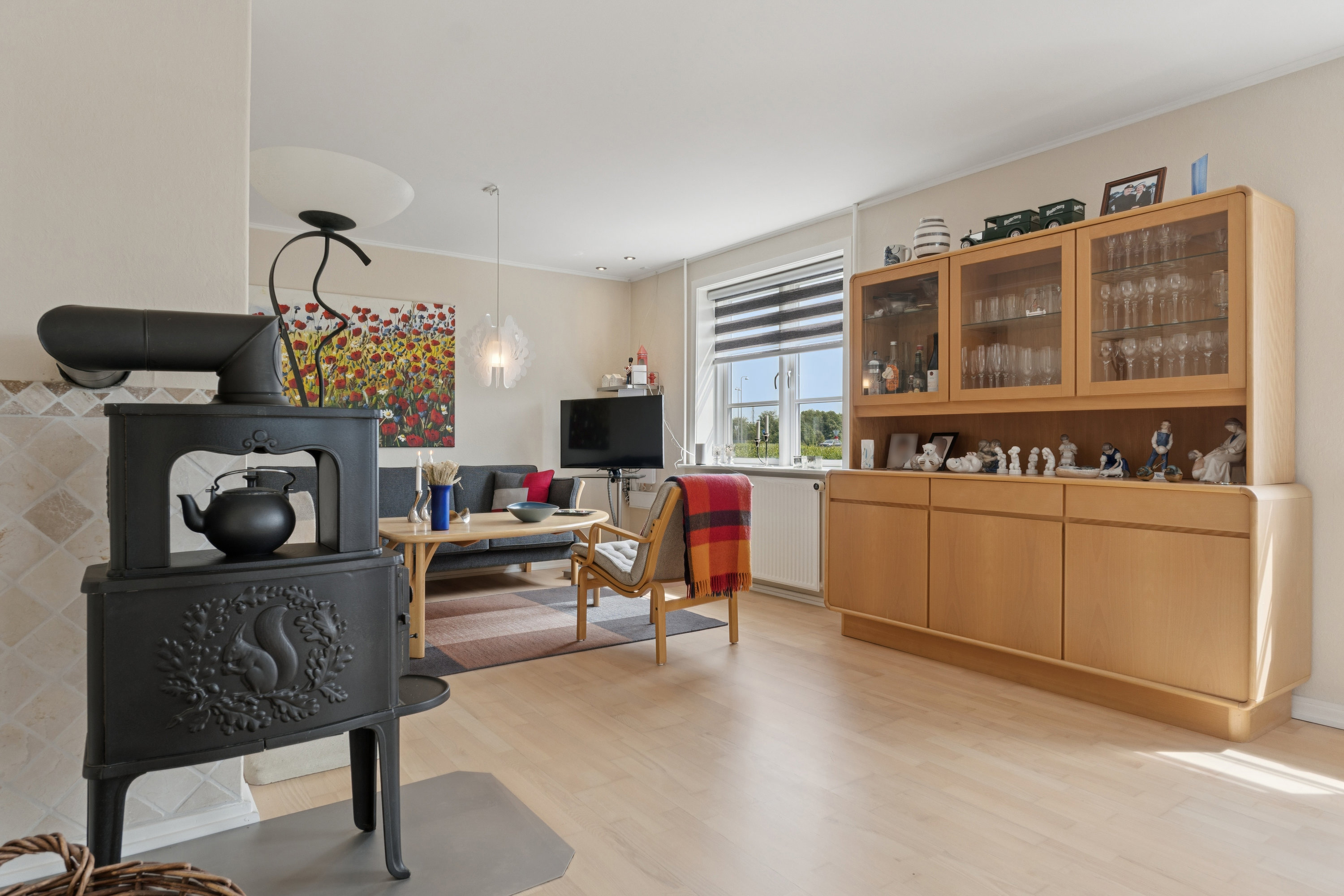 Fremhævet stue billede i fuldskærmstilstand. Billede af Vodskovvej 97, 9310 Vodskov