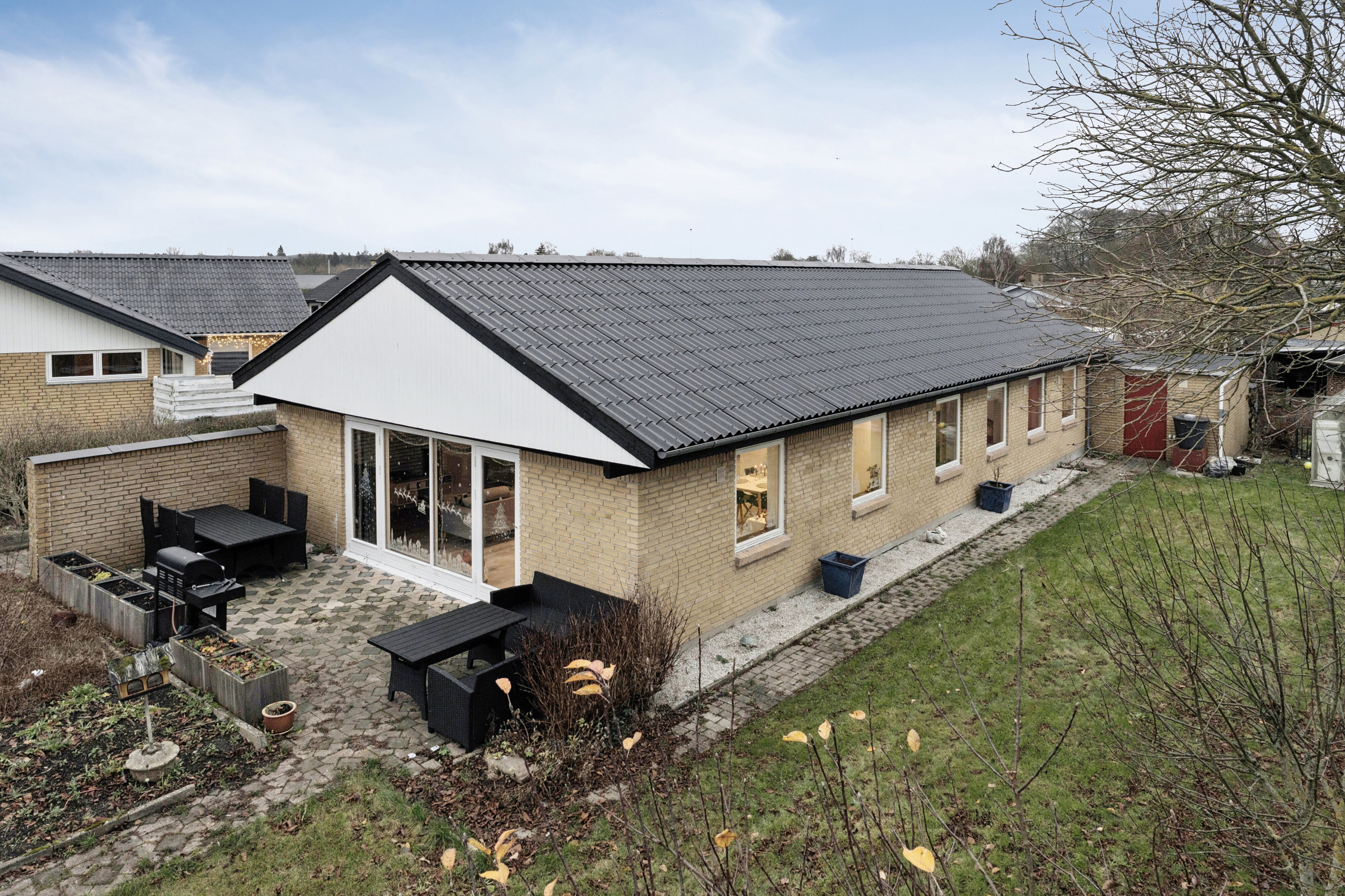 Fremhævet luftfoto billede i fuldskærmstilstand. Billede af Stærvej 6, 4350 Ugerløse