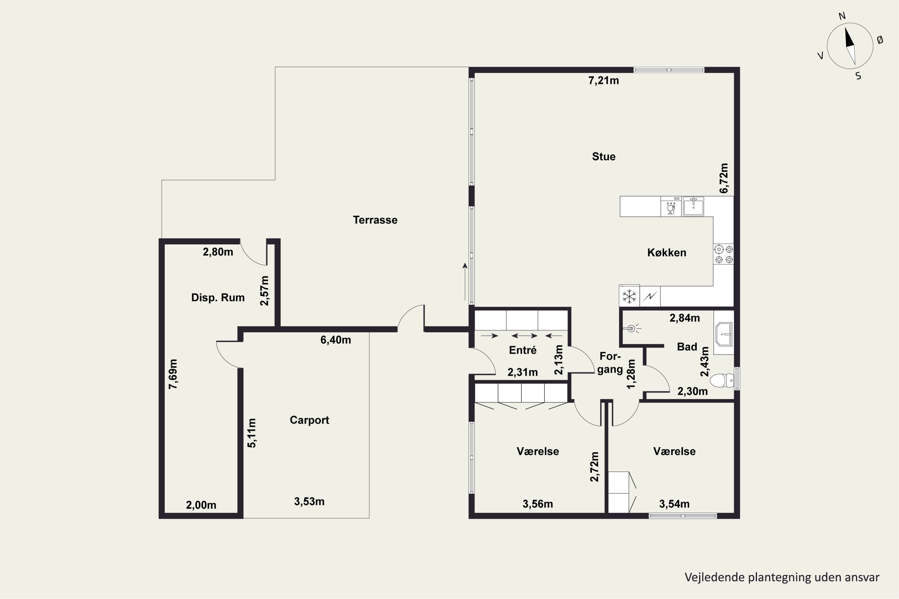 Plantegninger billede af Baldersvej 131, 7800 Skive