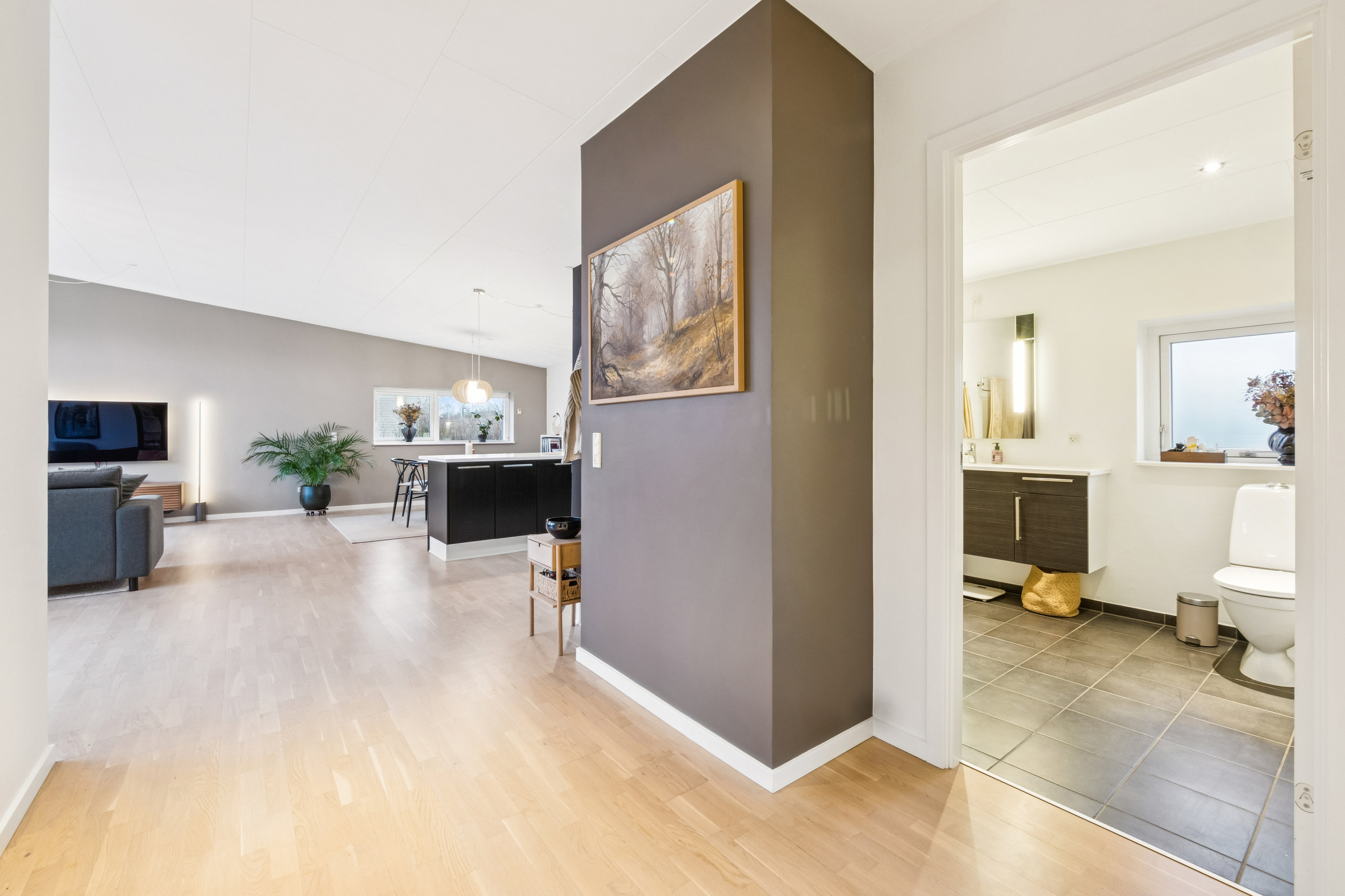 Fremhævet stue billede i fuldskærmstilstand. Billede af Baldersvej 131, 7800 Skive