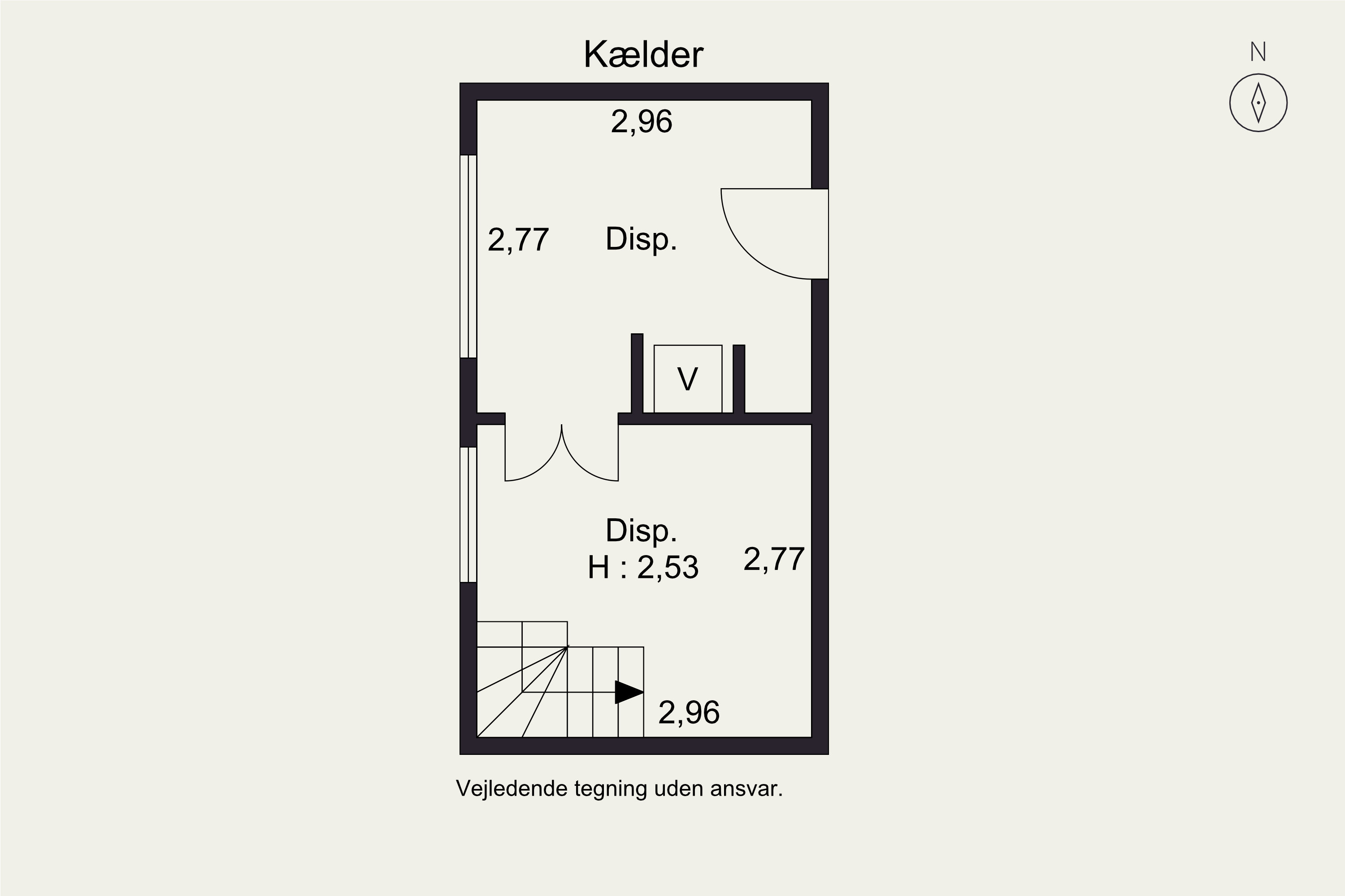 Plantegninger billede af Skodsborg Strandvej 155A, st.. tv., 2942 Skodsborg