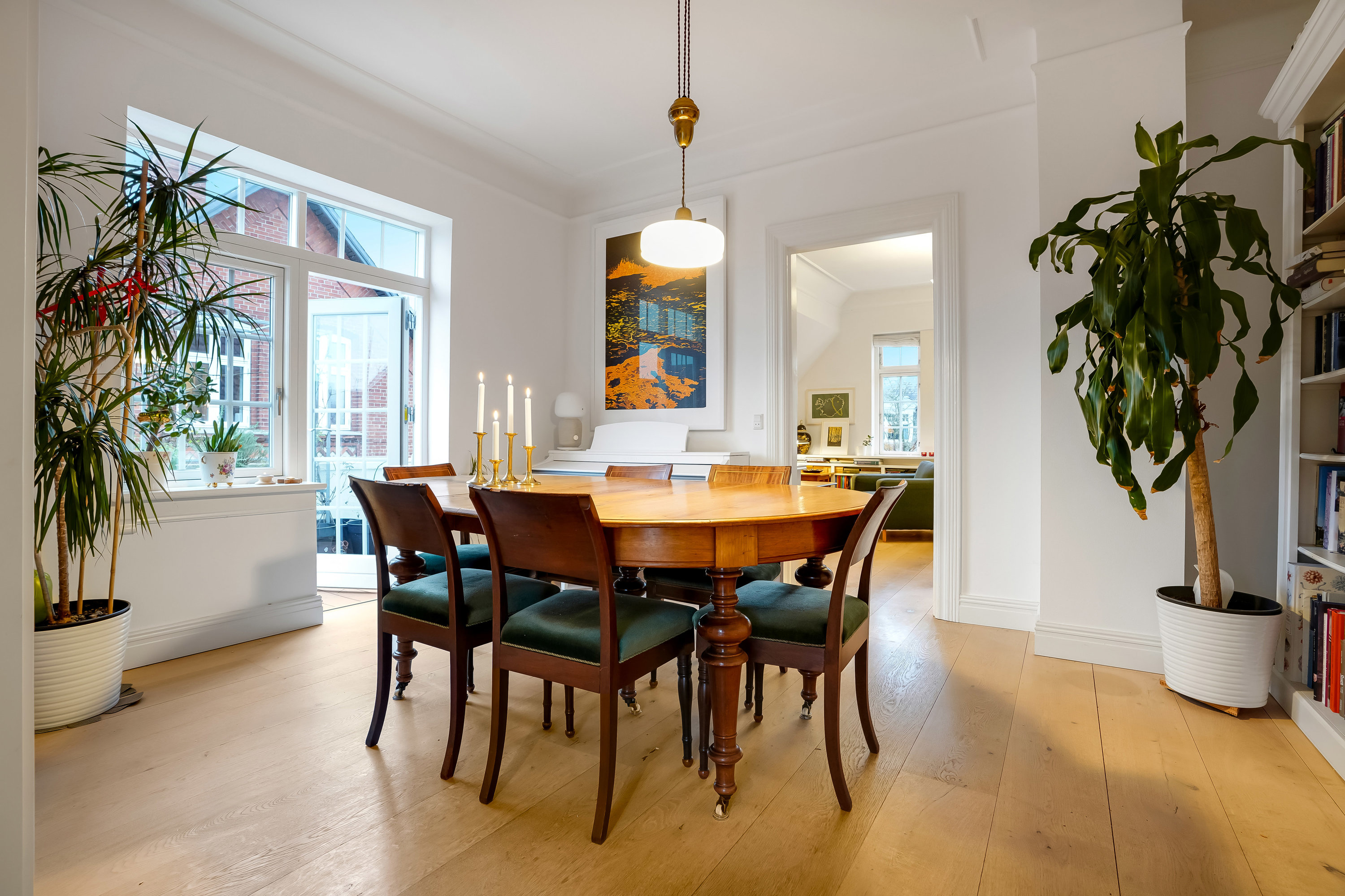 Fremhævet stue billede i fuldskærmstilstand. Billede af Kastanievej 55, 1., 5230 Odense M