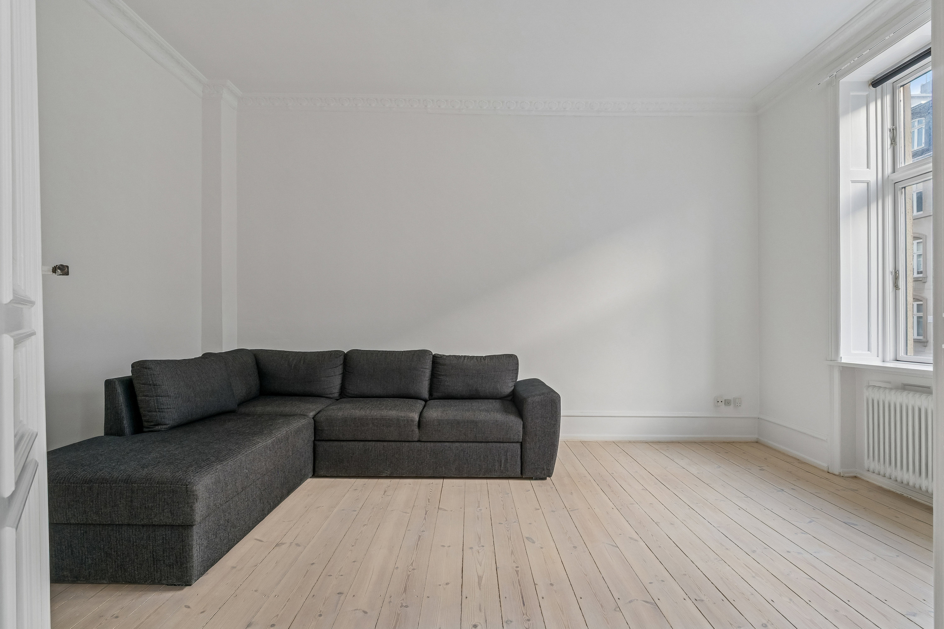 Fremhævet stue billede i fuldskærmstilstand. Billede af Nordre Frihavnsgade 87, 2. th., 2100 København Ø