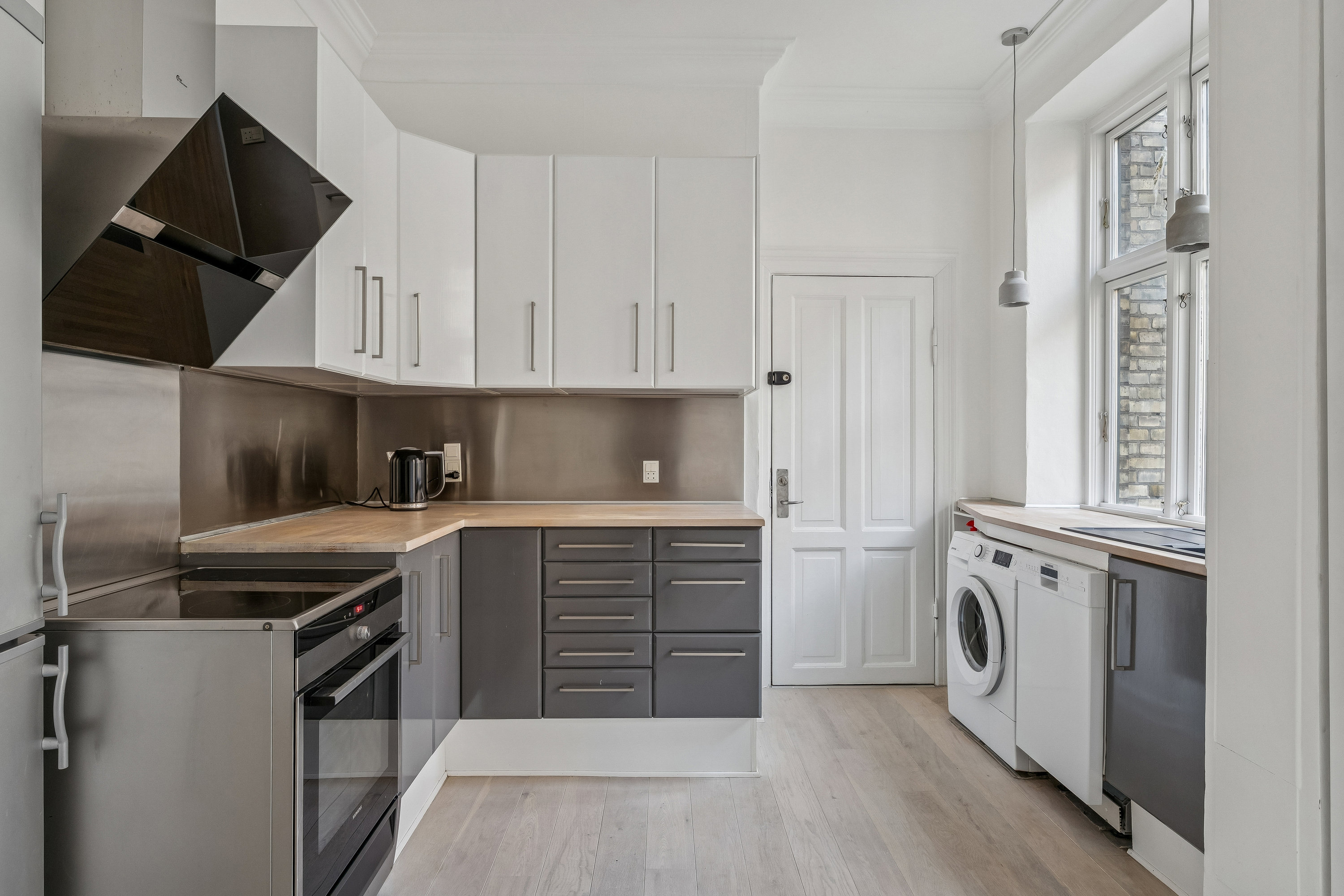 Fremhævet køkken billede i fuldskærmstilstand. Billede af Nordre Frihavnsgade 87, 2. th., 2100 København Ø