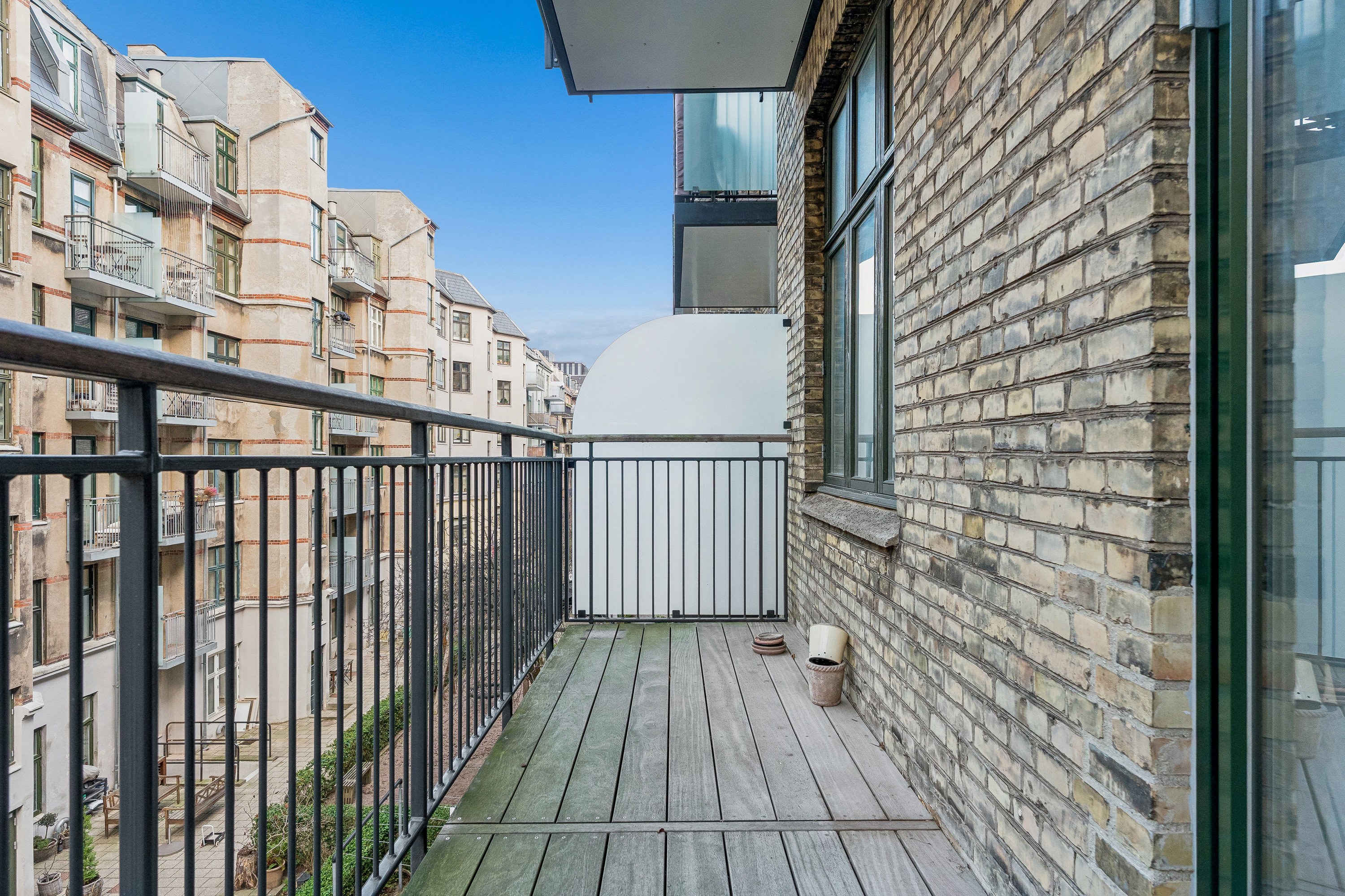 Fremhævet altan billede i fuldskærmstilstand. Billede af Nordre Frihavnsgade 87, 2. th., 2100 København Ø