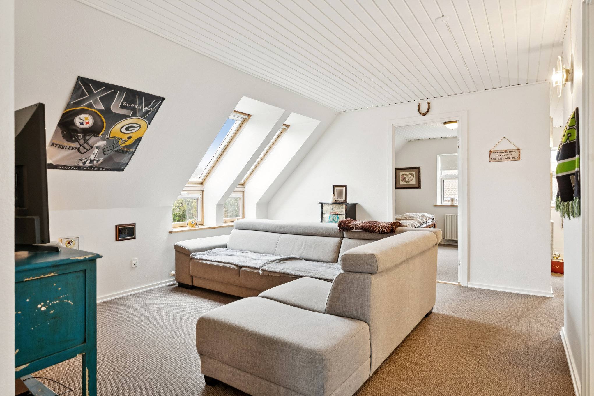 Fremhævet stue billede i fuldskærmstilstand. Billede af Topasdalen 10, 8930 Randers NØ