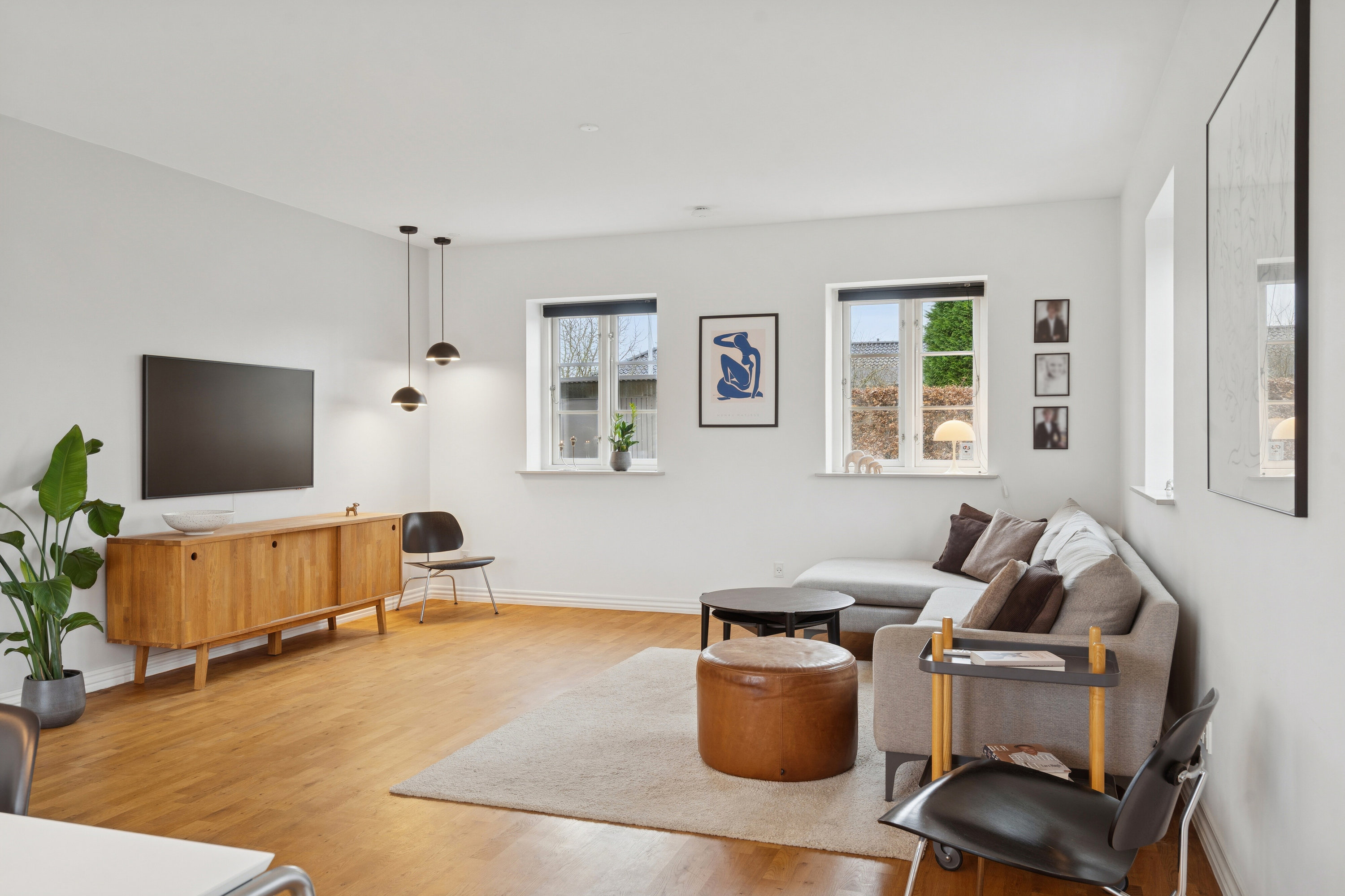 Fremhævet stue billede i fuldskærmstilstand. Billede af Kirkeløkken 14, Nørre Søby, 5792 Årslev