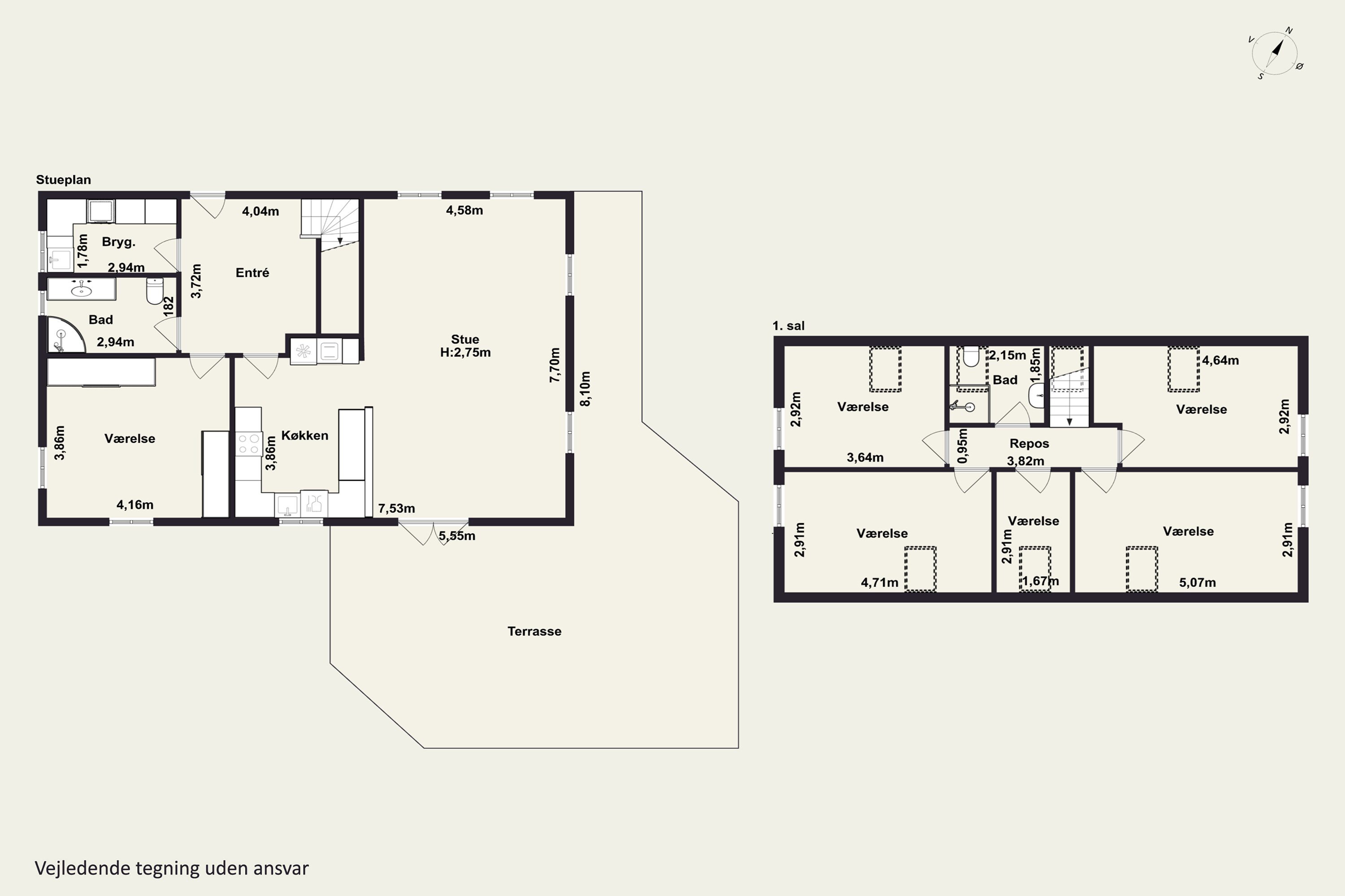 Plantegninger billede af Kirkeløkken 14, Nørre Søby, 5792 Årslev