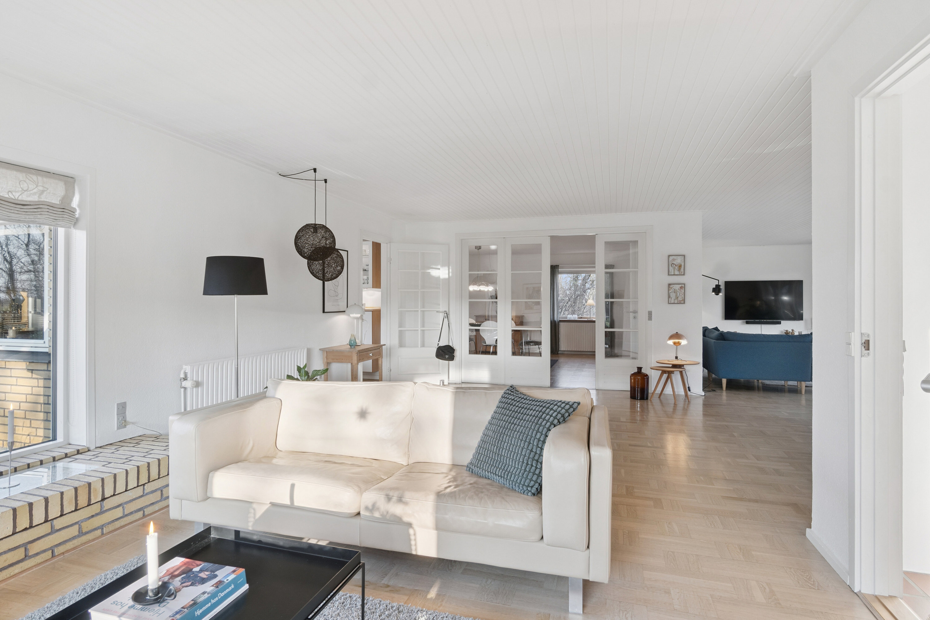 Fremhævet stue billede i fuldskærmstilstand. Billede af Aldershvilevej 2, V Helsinge, 4281 Gørlev