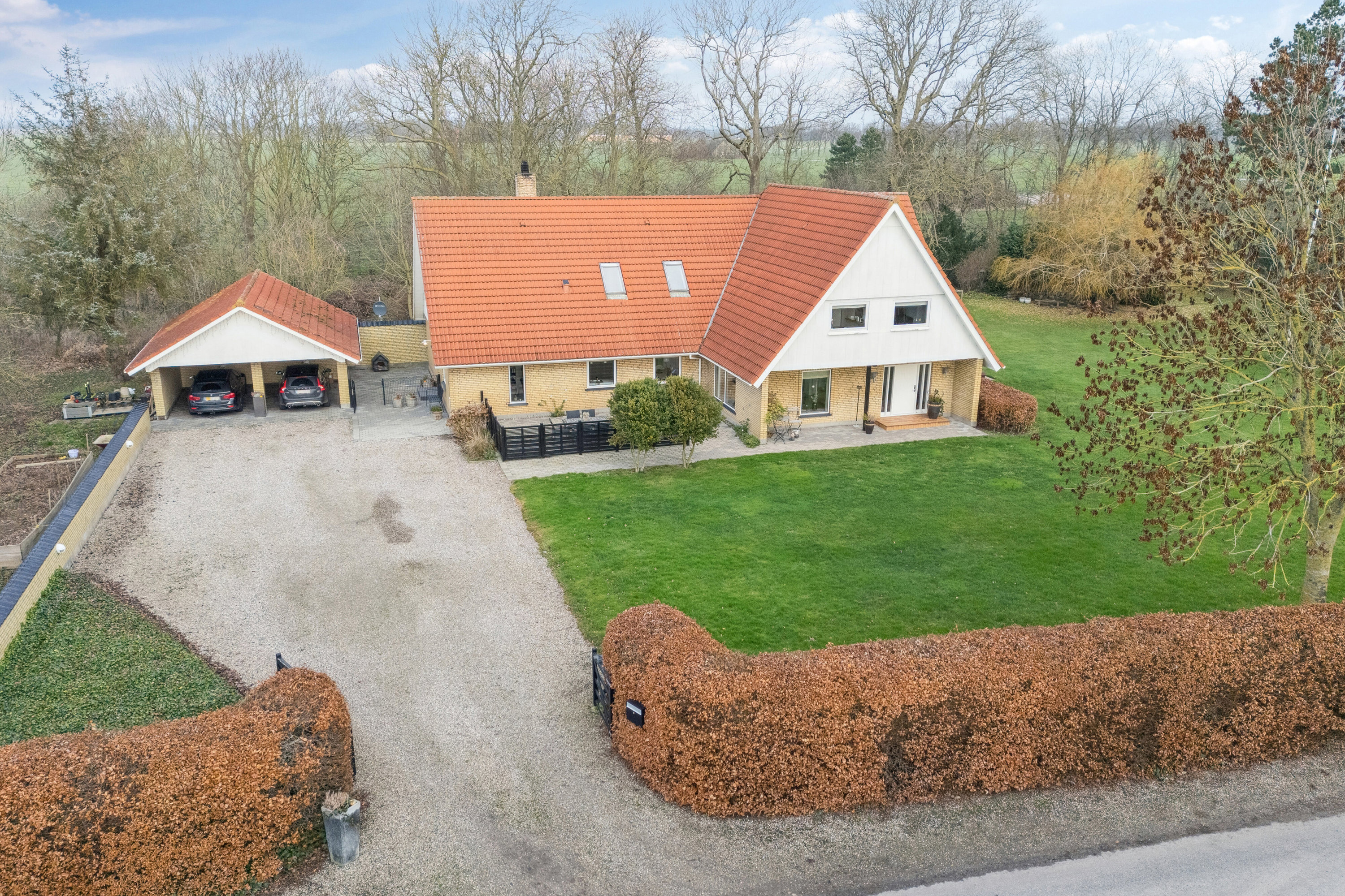 Fremhævet set fra vejen billede i fuldskærmstilstand. Billede af Aldershvilevej 2, V Helsinge, 4281 Gørlev