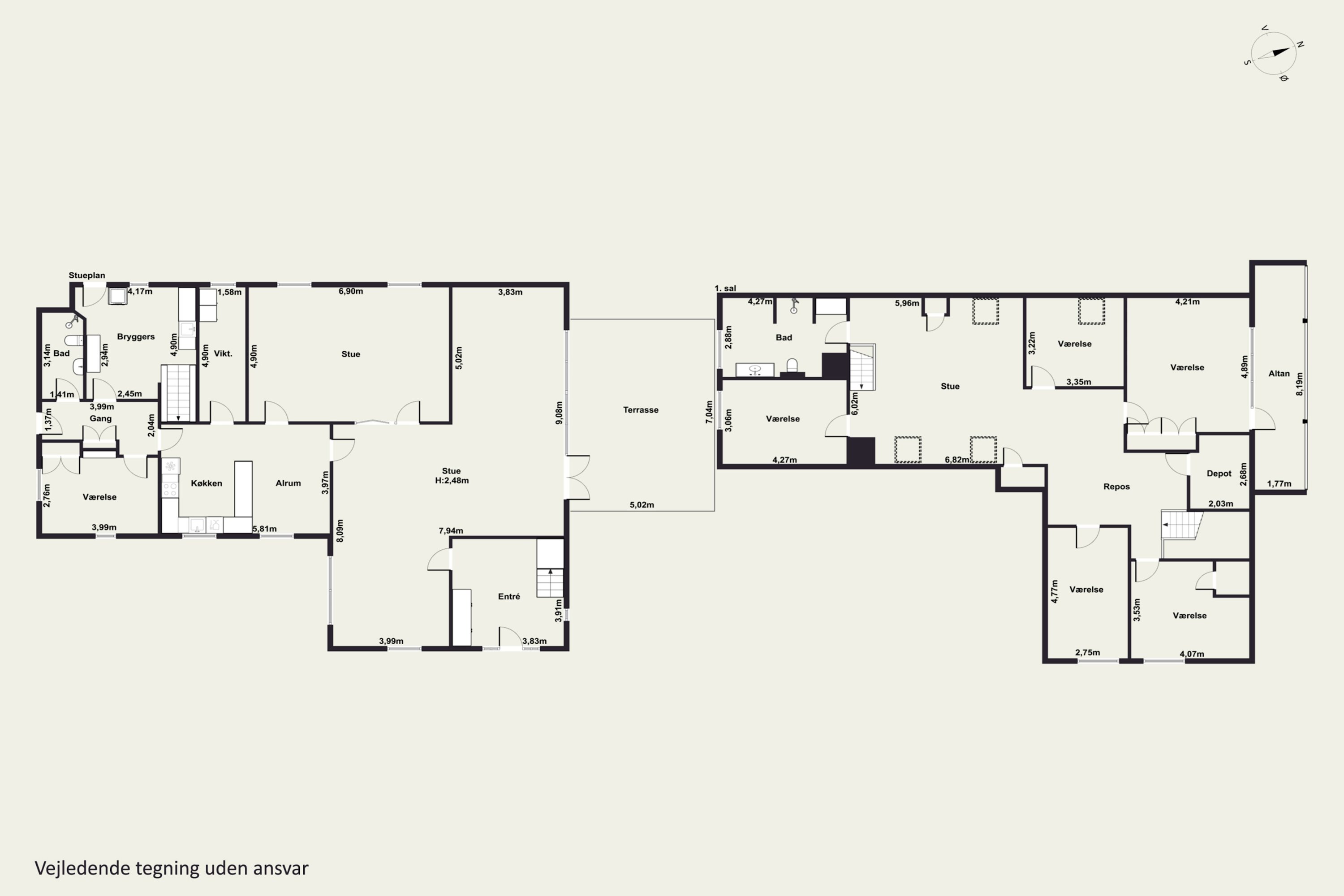 Plantegninger billede af Aldershvilevej 2, V Helsinge, 4281 Gørlev