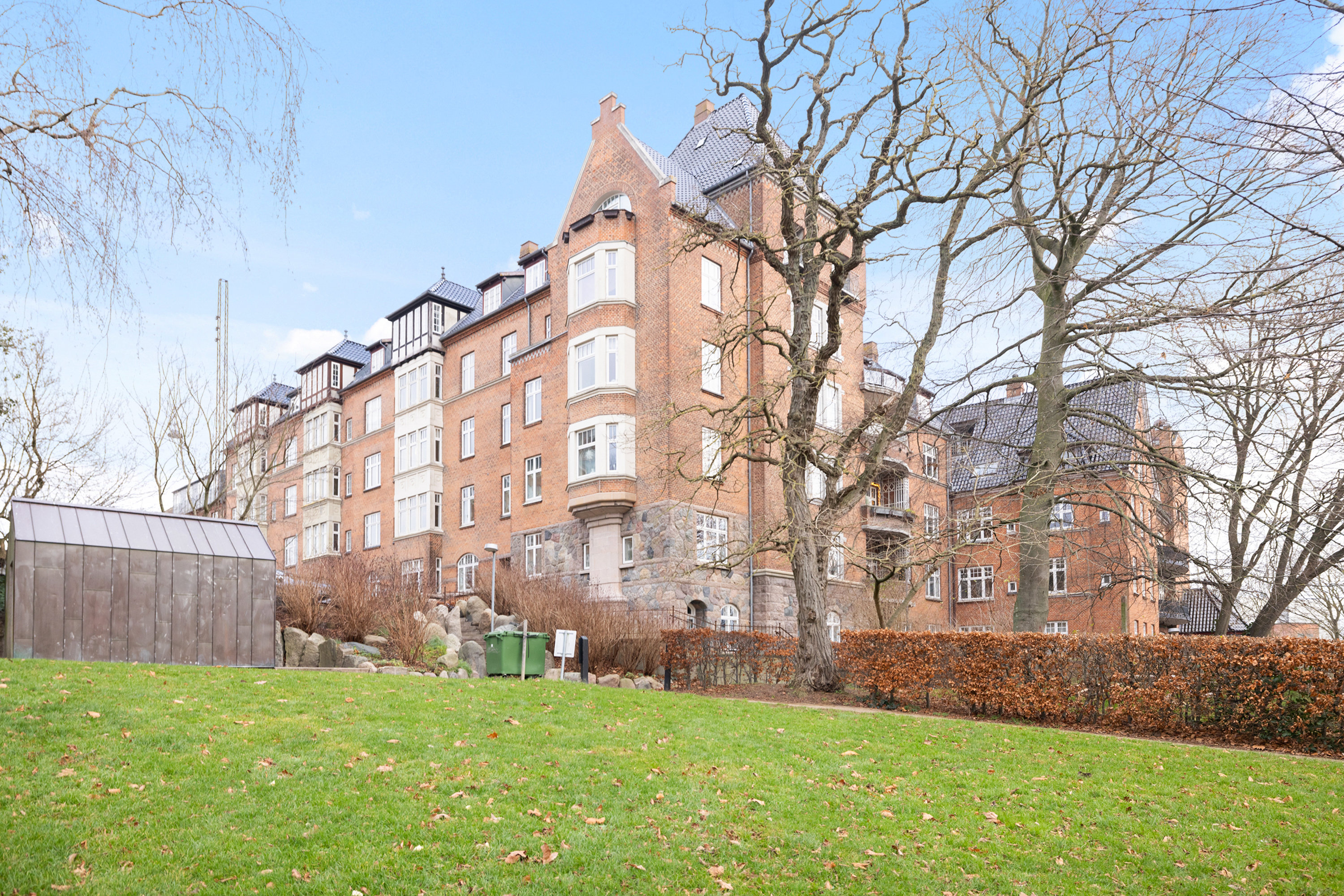 Fremhævet set fra skanseparken billede i fuldskærmstilstand. Billede af Strandvejen 36, 2. tv., 8000 Aarhus C