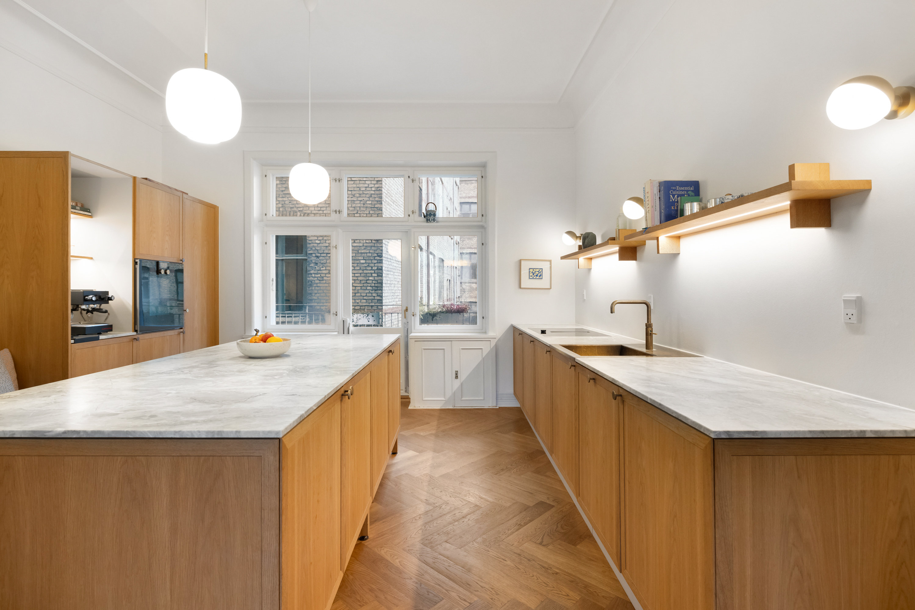 Fremhævet køkken billede i fuldskærmstilstand. Billede af Strandvejen 36, 2. tv., 8000 Aarhus C