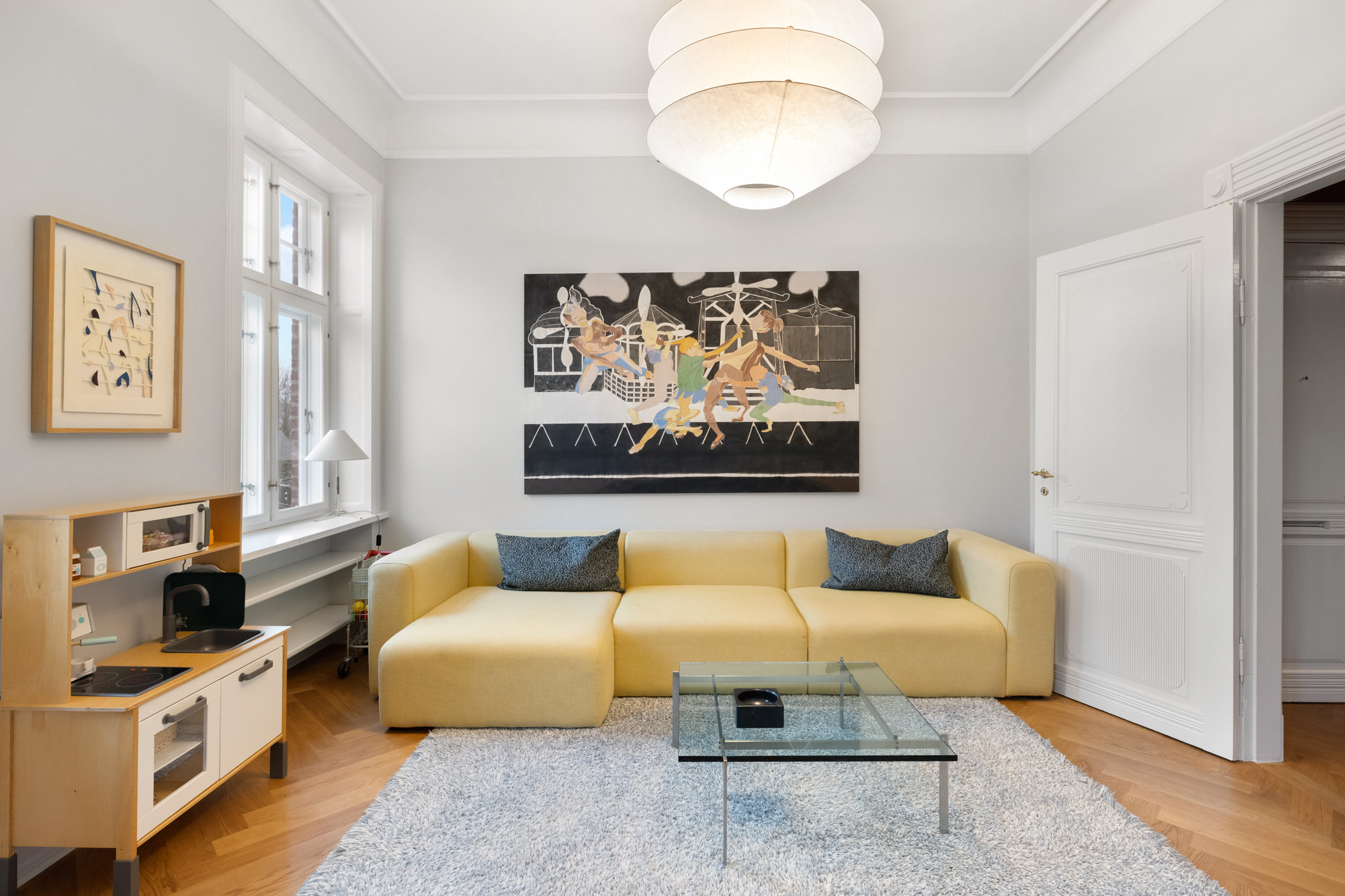 Miniaturebillede 2: stue. Billede af Strandvejen 36, 2. tv., 8000 Aarhus C