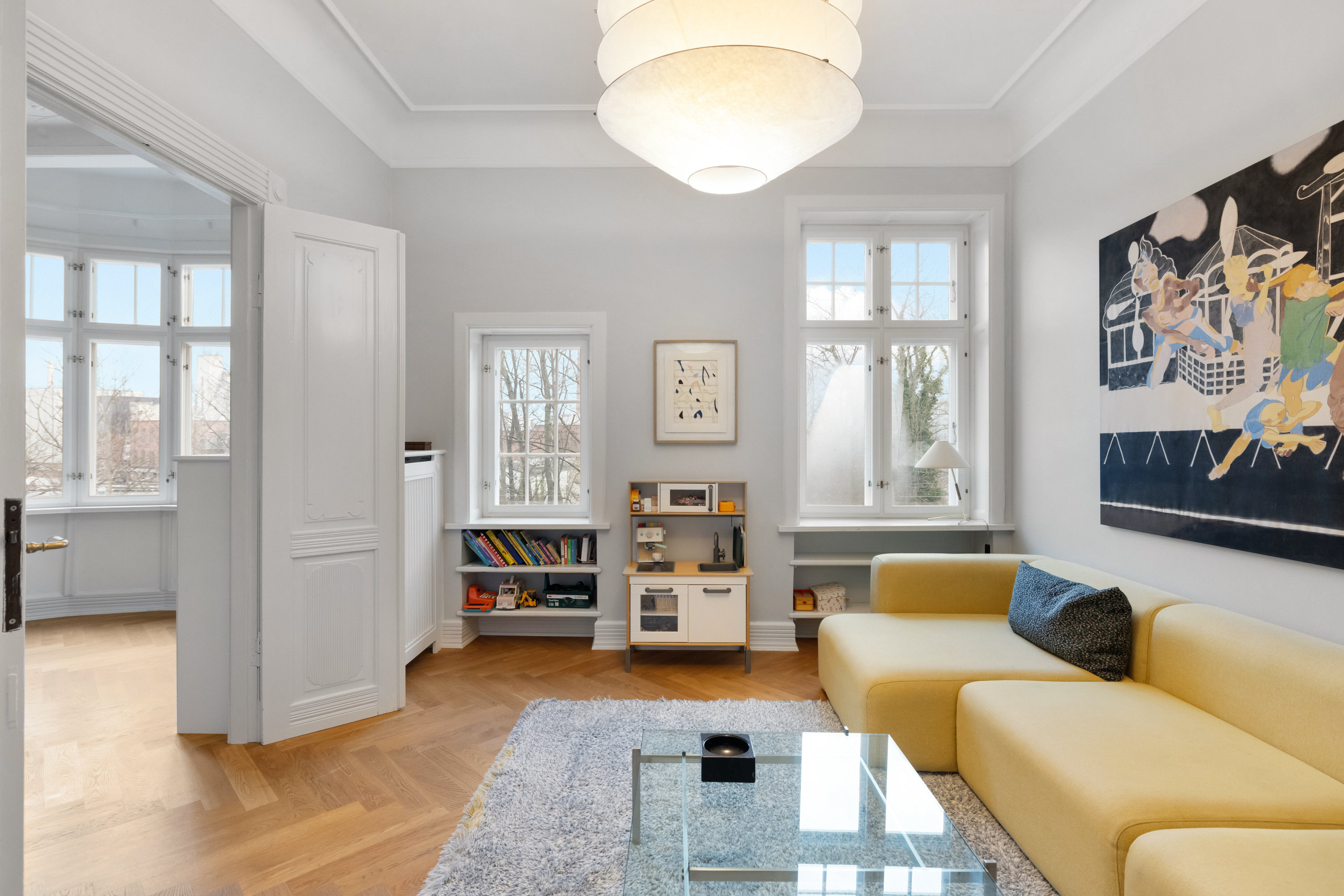 Fremhævet stue billede i fuldskærmstilstand. Billede af Strandvejen 36, 2. tv., 8000 Aarhus C