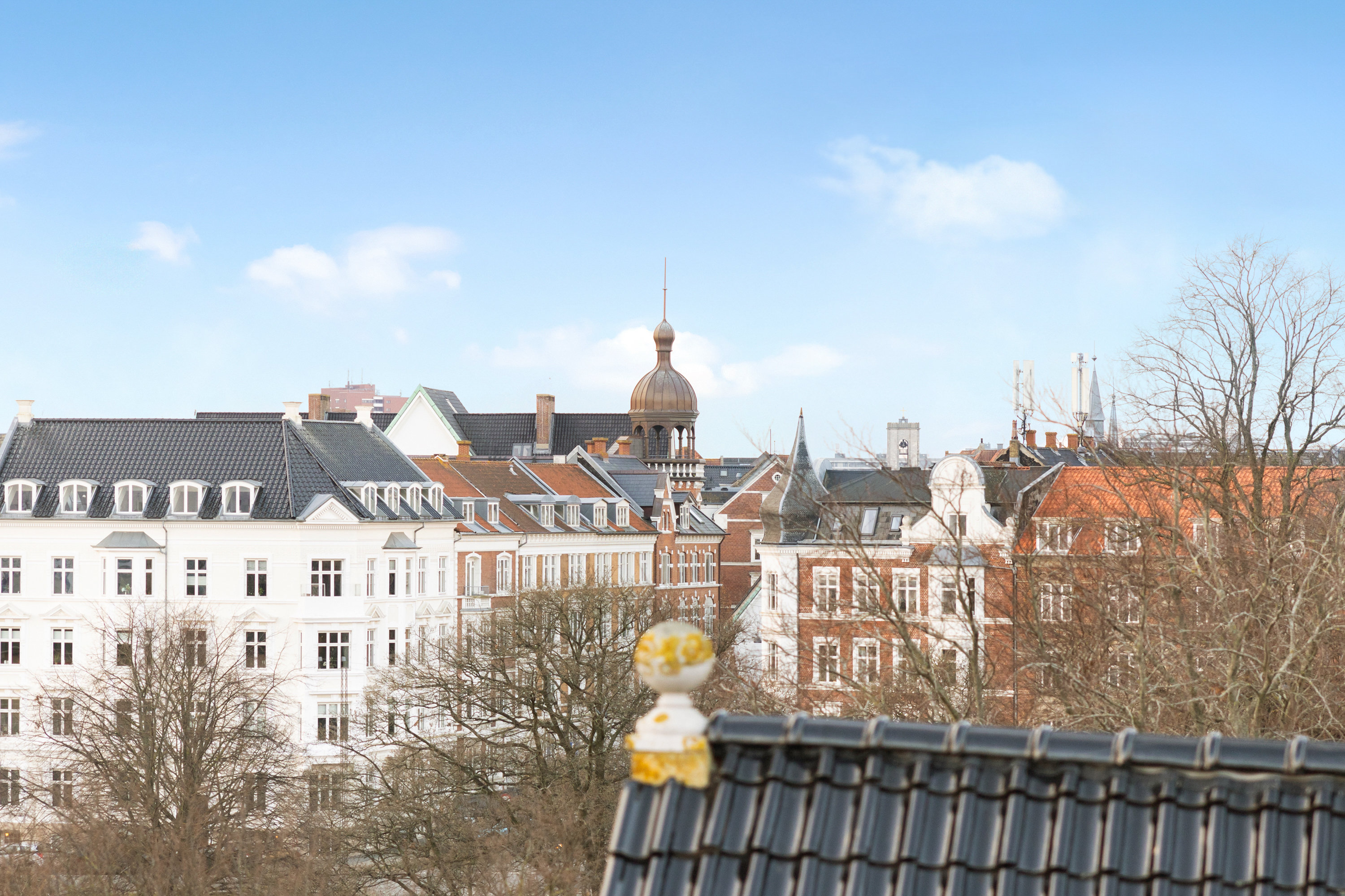 Fremhævet udsigt fra tagterrasse billede i fuldskærmstilstand. Billede af Strandvejen 36, 2. tv., 8000 Aarhus C