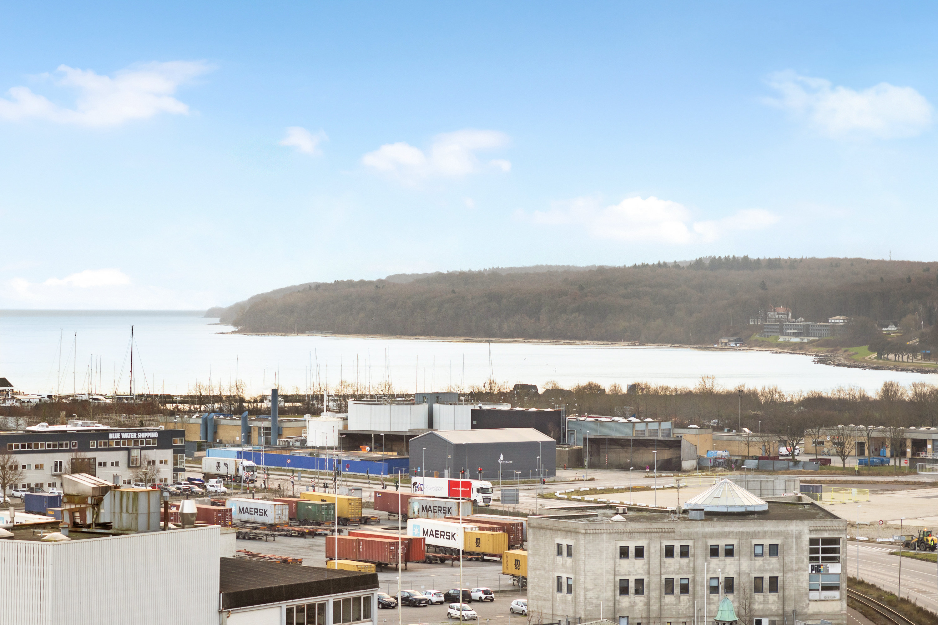 Fremhævet udsigt fra tagterrasse billede i fuldskærmstilstand. Billede af Strandvejen 36, 2. tv., 8000 Aarhus C