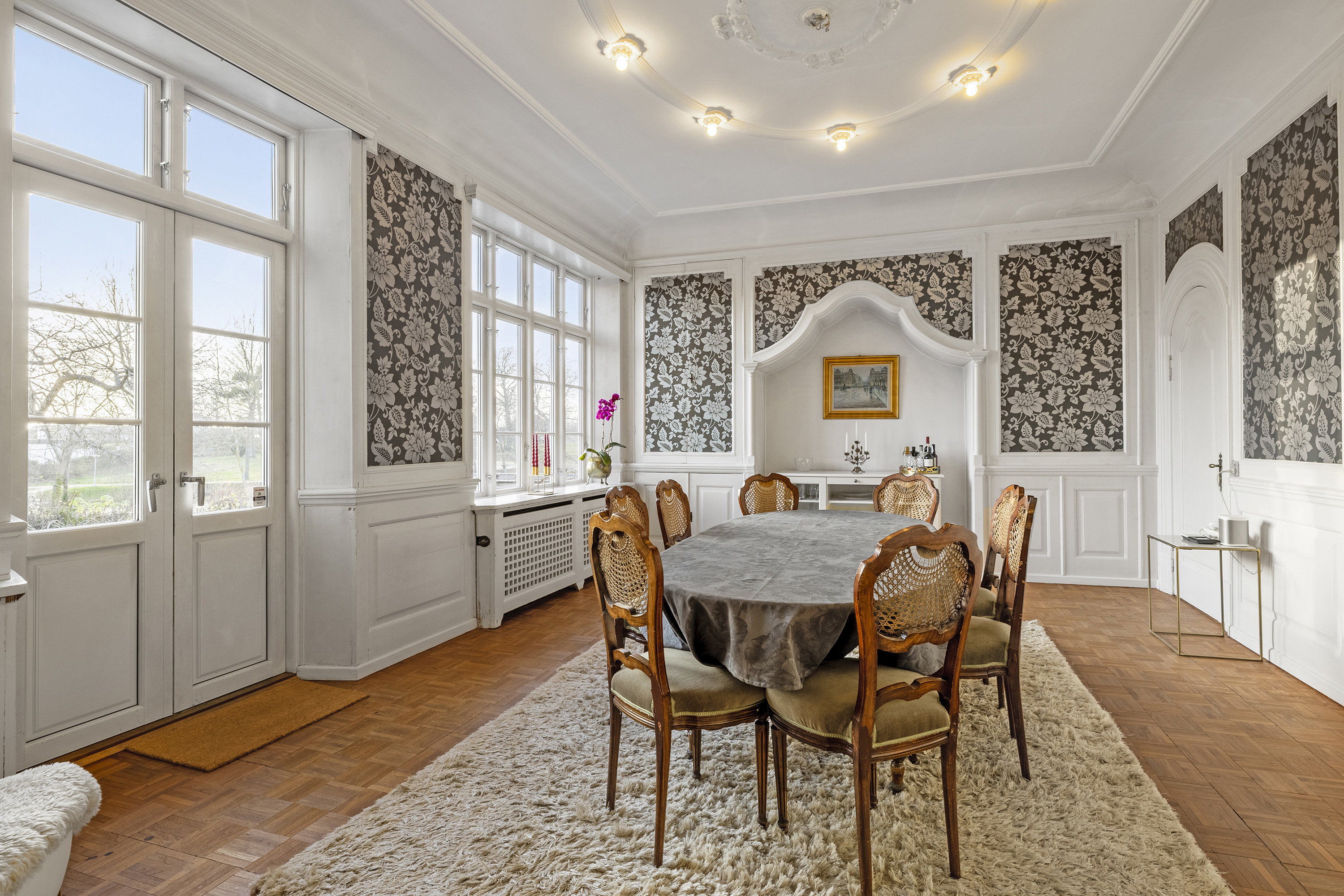 Fremhævet spisestue billede i fuldskærmstilstand. Billede af Skovvej 14, 4220 Korsør