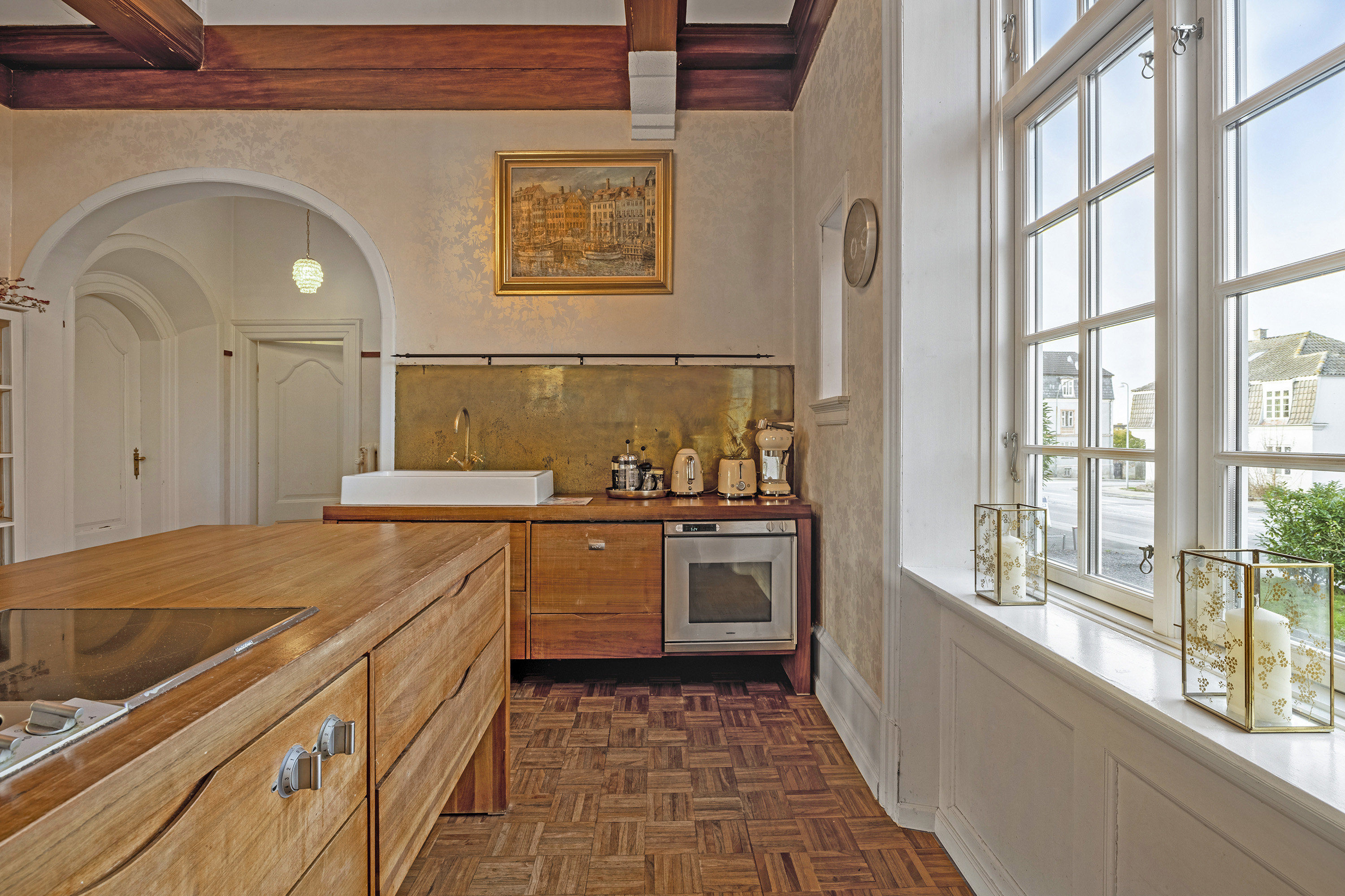 Fremhævet køkken billede i fuldskærmstilstand. Billede af Skovvej 14, 4220 Korsør