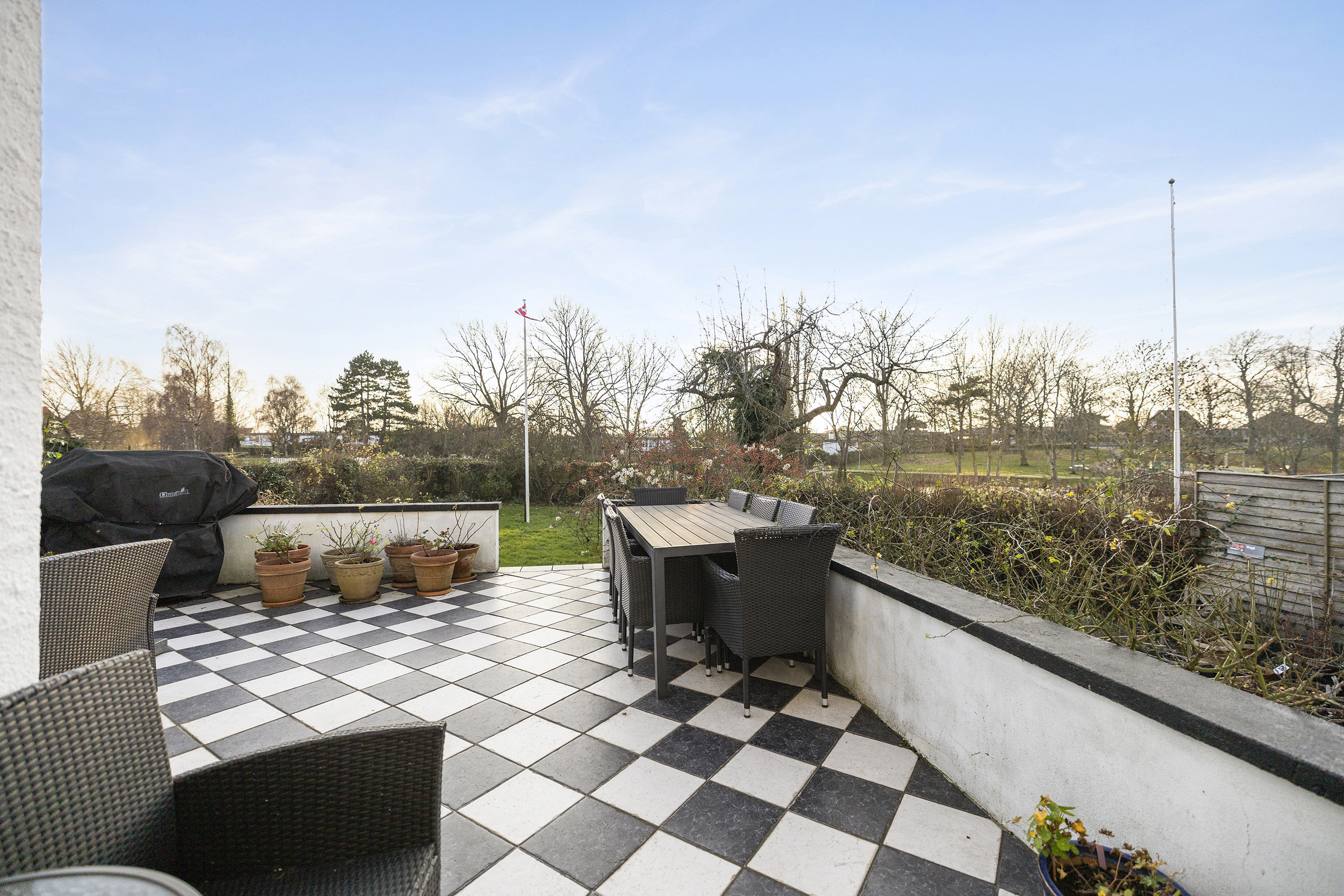 Fremhævet terrasse billede i fuldskærmstilstand. Billede af Skovvej 14, 4220 Korsør