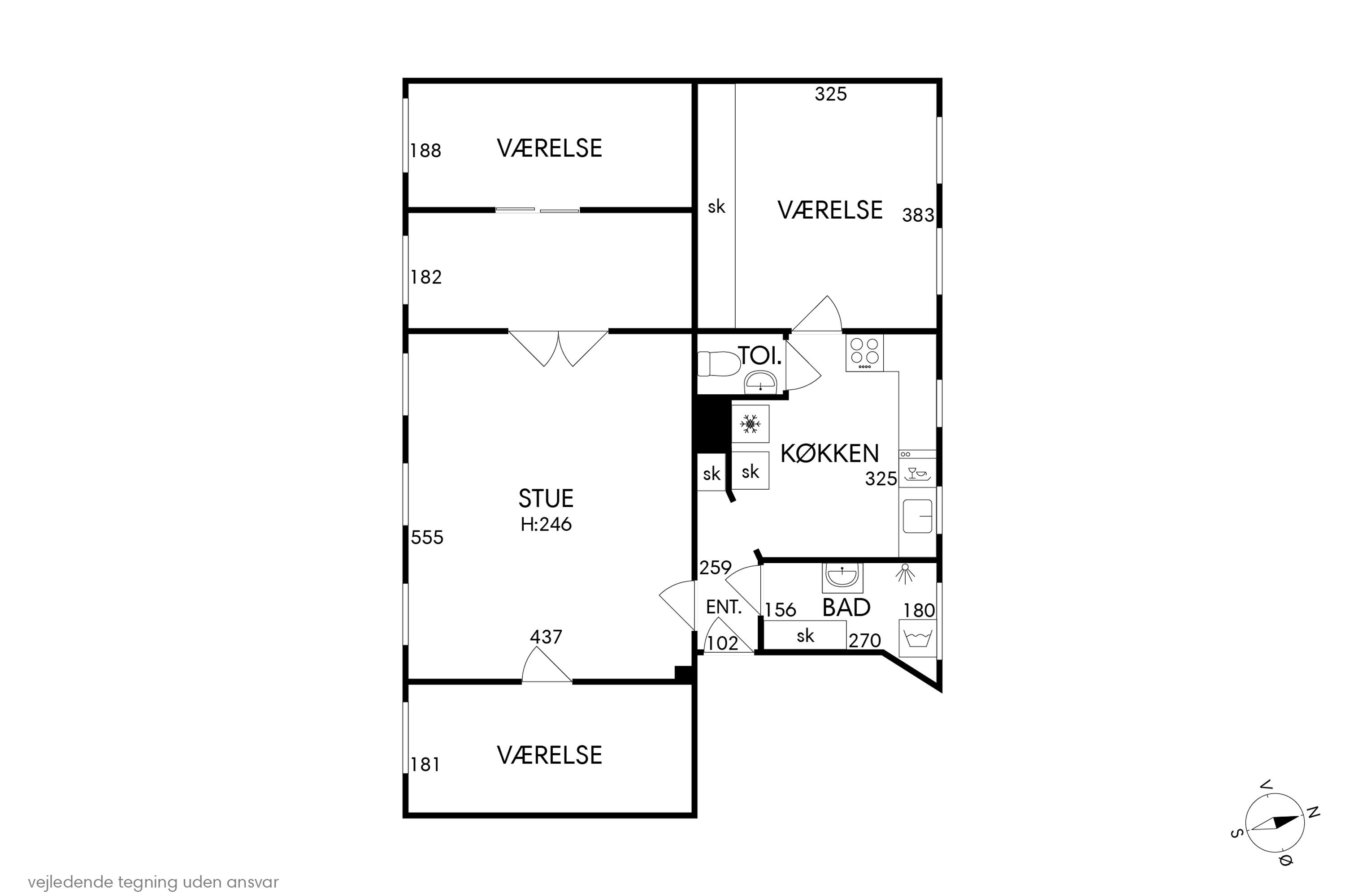Plantegninger billede af Gothersgade 56, 2., 1123 København K