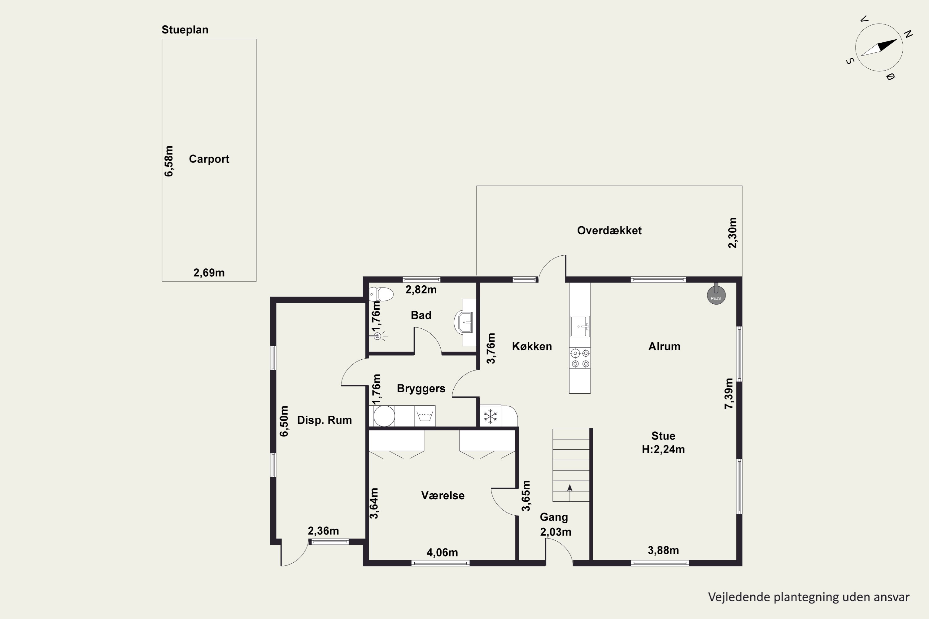 Plantegninger billede af Nygade 14, Guderup, 6430 Nordborg