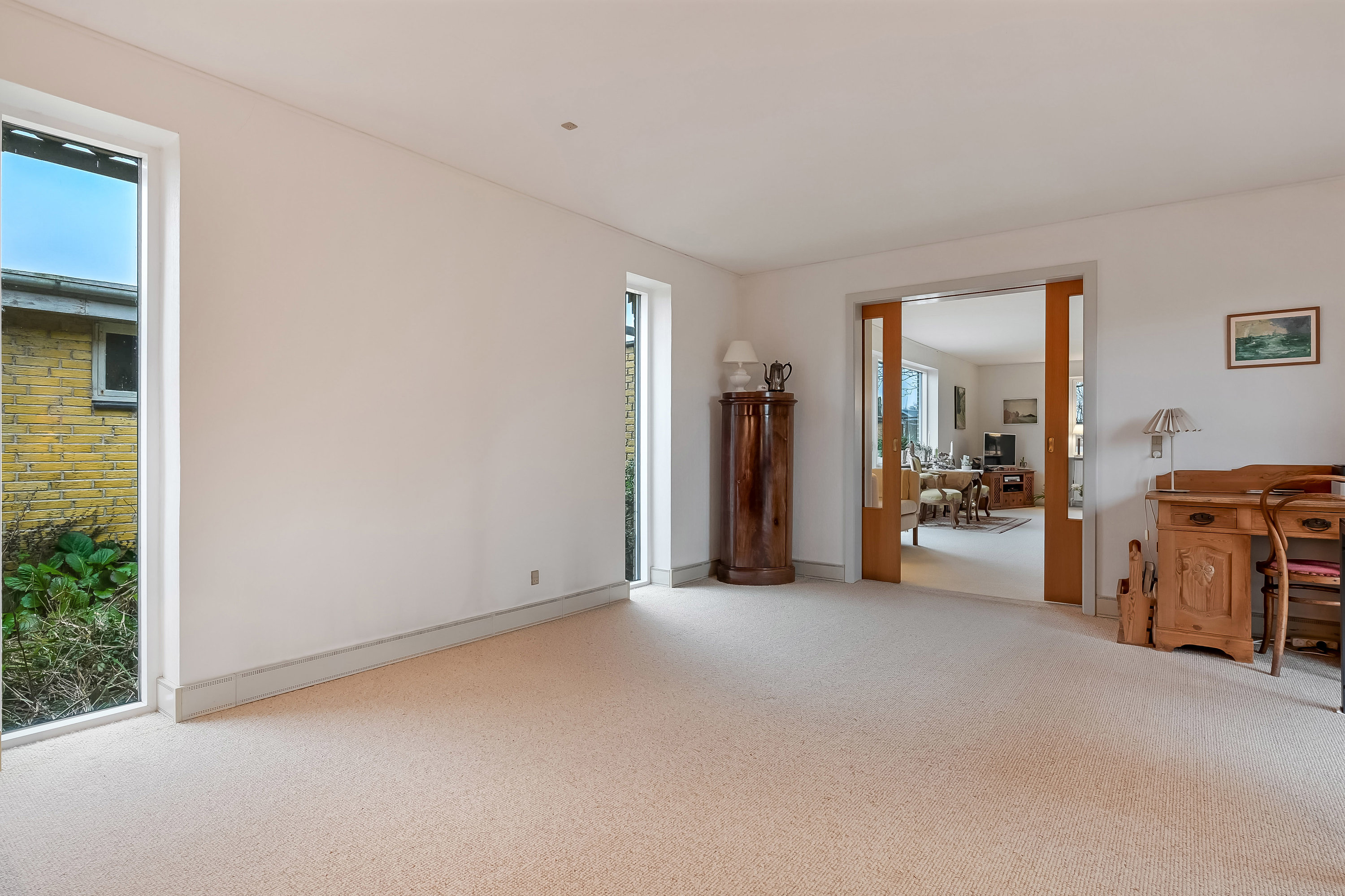 Fremhævet stue billede i fuldskærmstilstand. Billede af Lindevænget 5, 7560 Hjerm