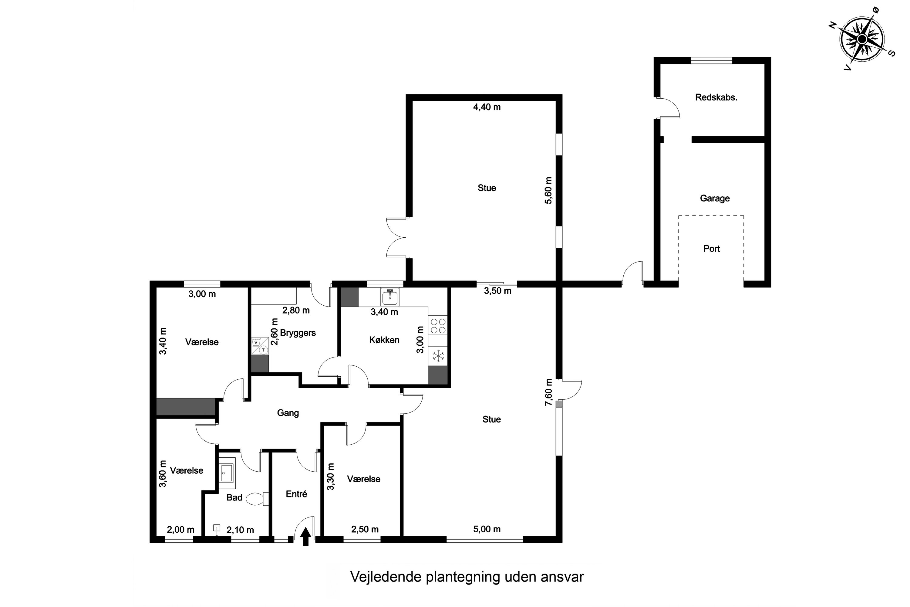 Plantegninger billede af Lindevænget 5, 7560 Hjerm