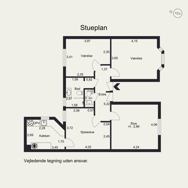 Plantegninger billede af Strandvej 32, 4220 Korsør