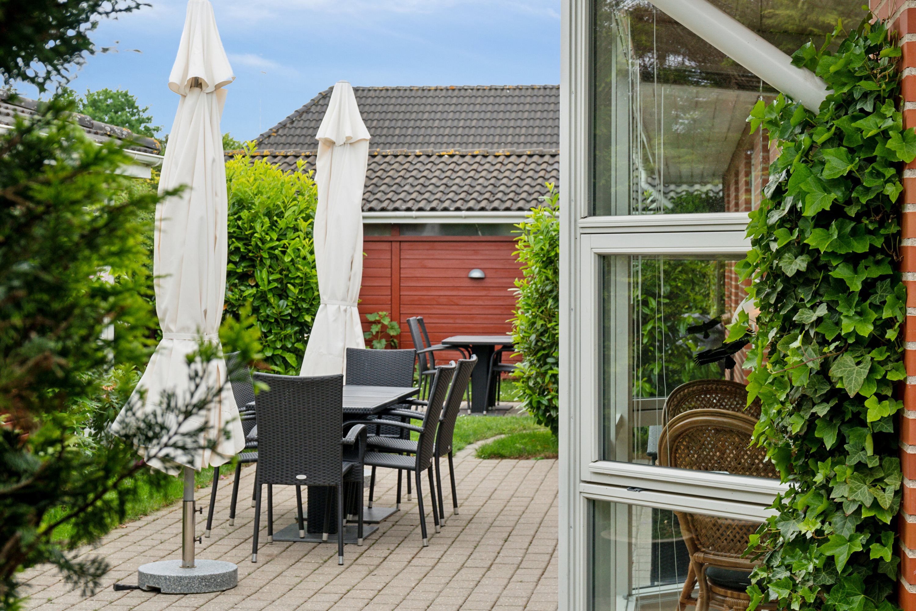 Fremhævet terrasse billede i fuldskærmstilstand. Billede af Hedelyngen 27, 4573 Højby