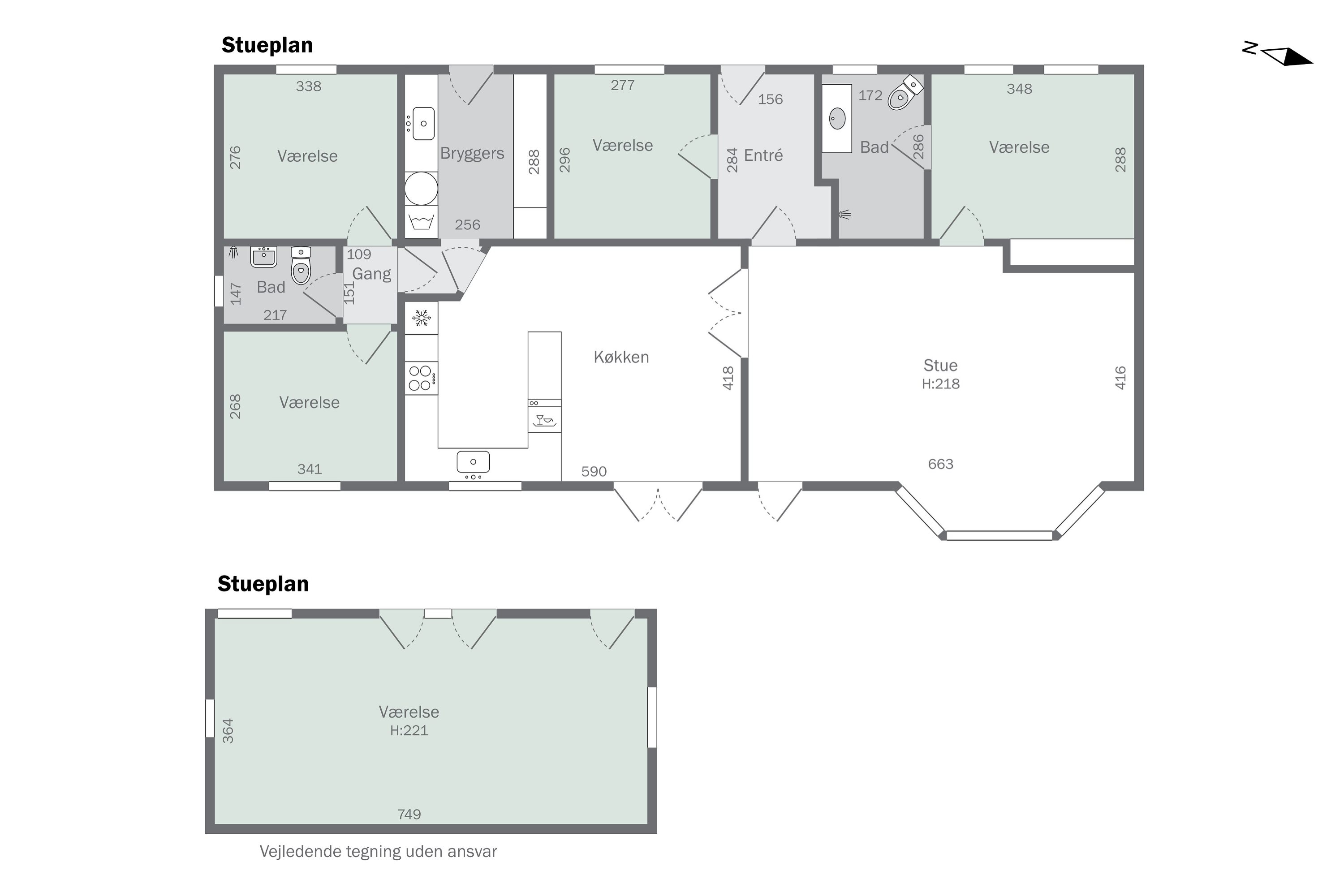 Plantegninger billede af Hedelyngen 27, 4573 Højby