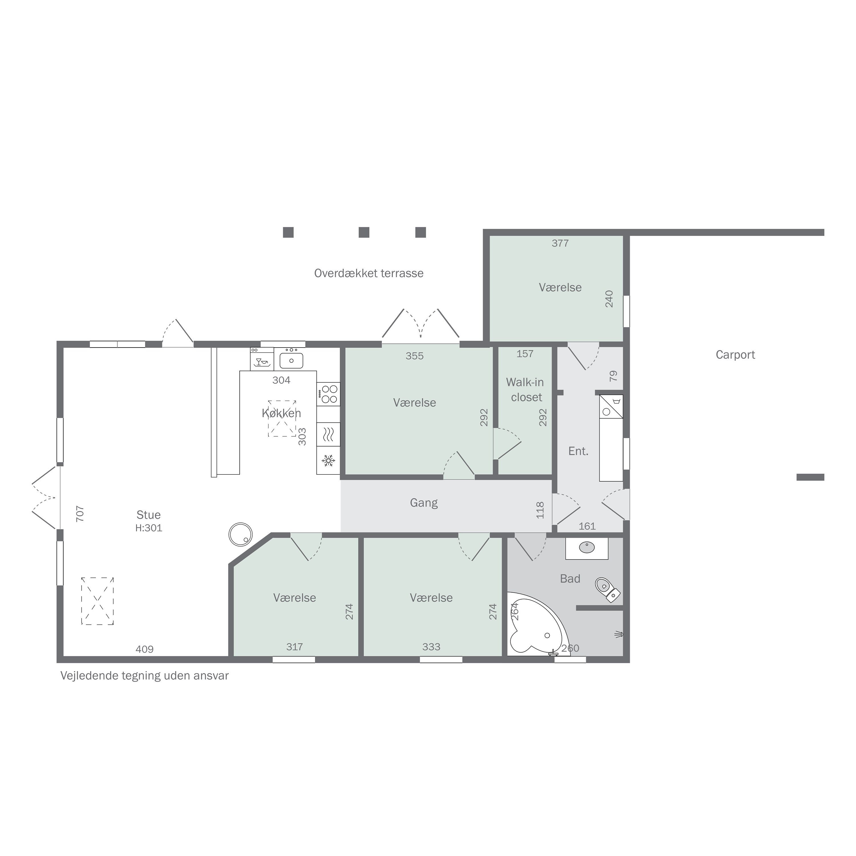 Plantegninger billede af Storkevej 48, Frølunde Fed, 4220 Korsør