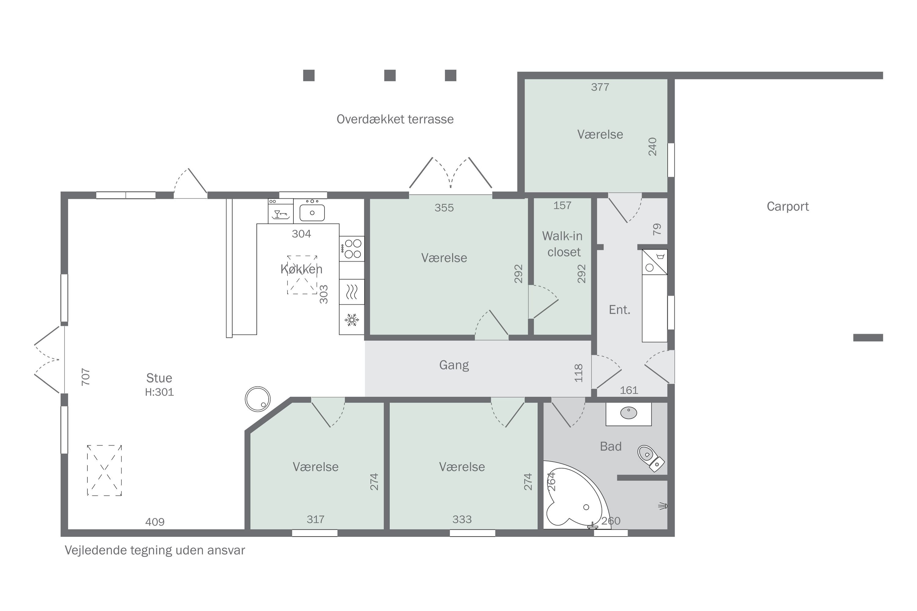 Plantegninger billede af Storkevej 48, Frølunde Fed, 4220 Korsør